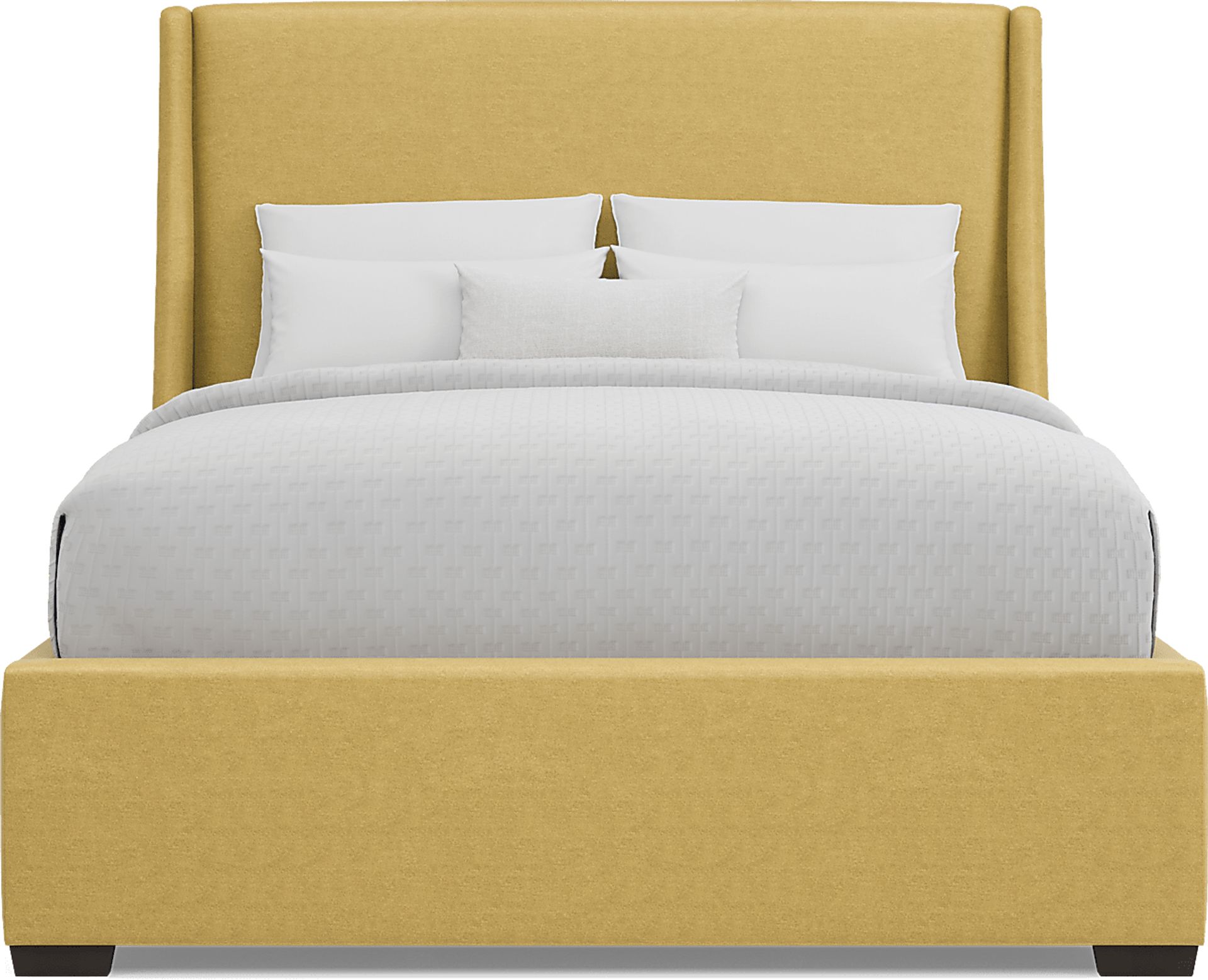 Beaufoy Yellow 3 Pc Queen Upholstered Bed - Image 2