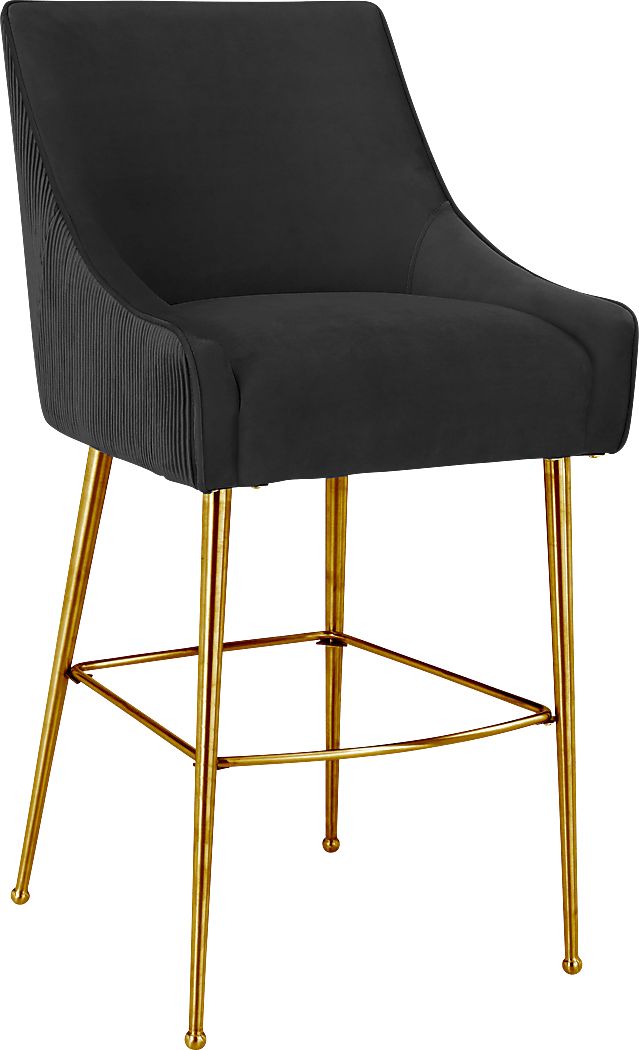 Beaulane I Black Counter Height Stool