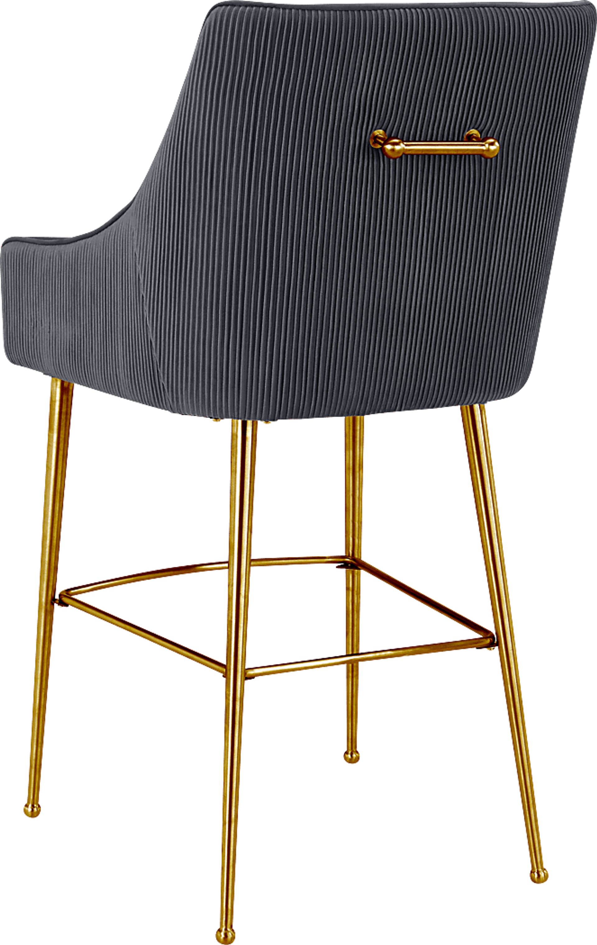 Beaulane I Dark Gray Counter Height Stool - Image 3