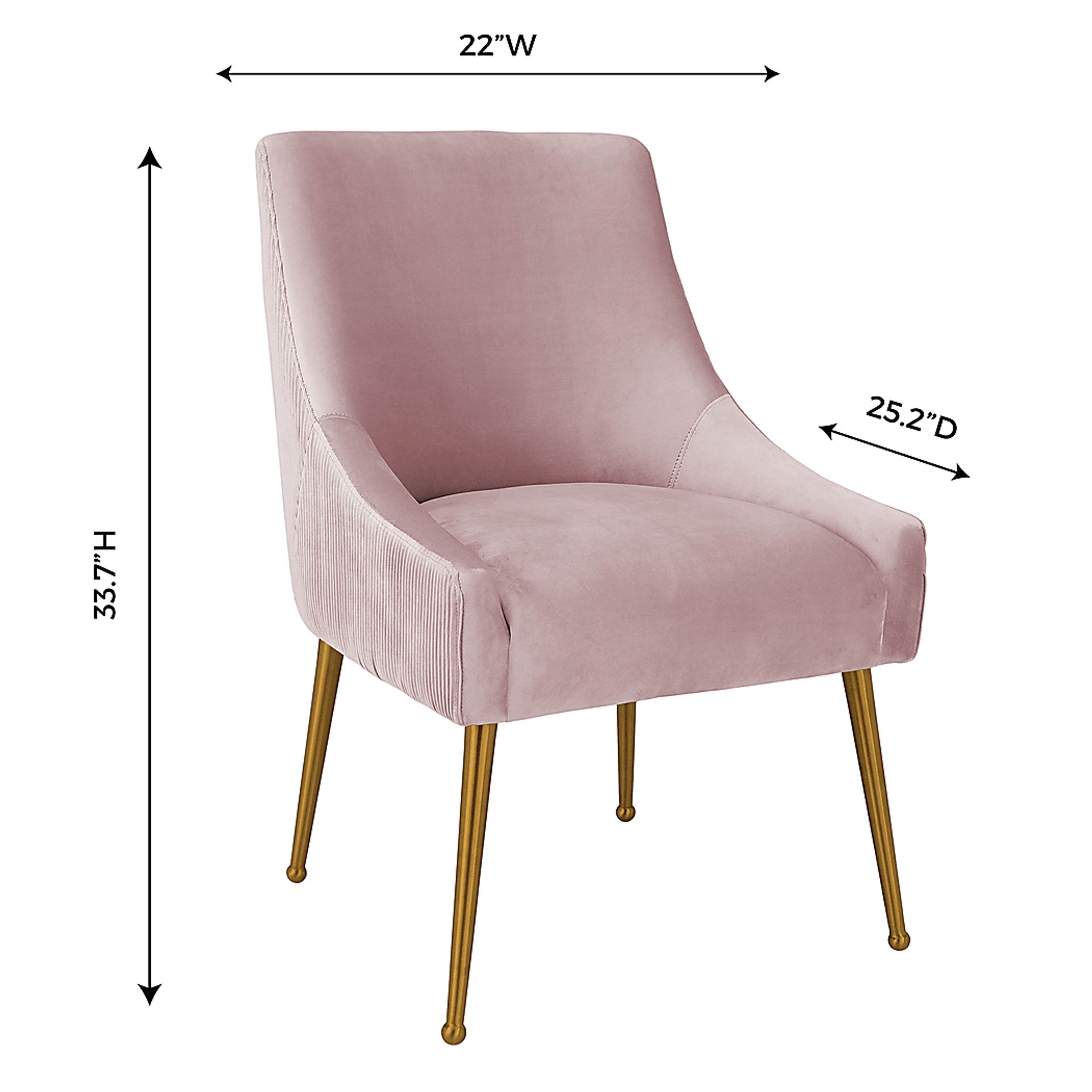 Beaulane I Mauve Side Chair - Image 7