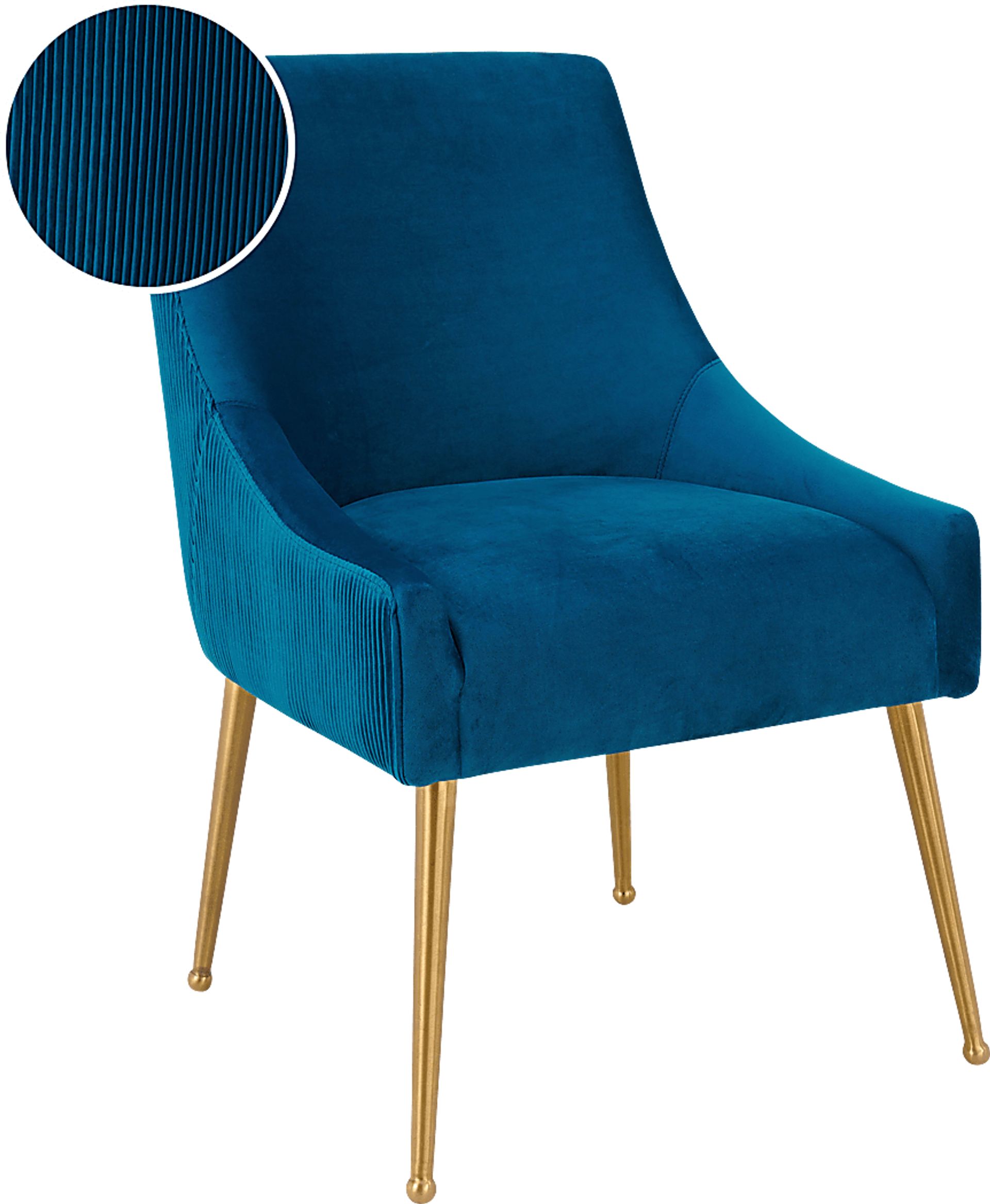 Beaulane I Navy Side Chair - Image 5