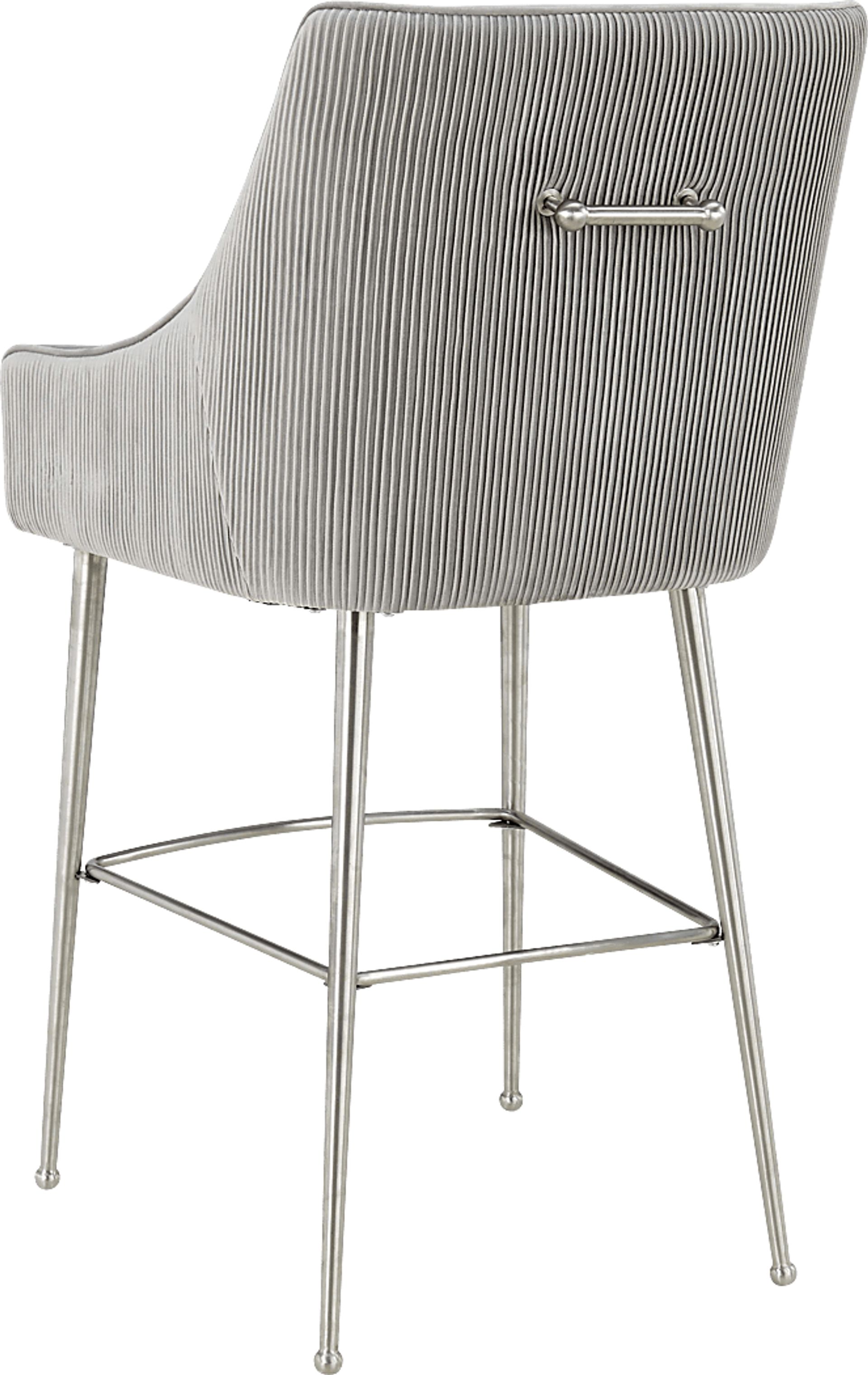 Beaulane II Light Gray Counter Height Stool - Image 3