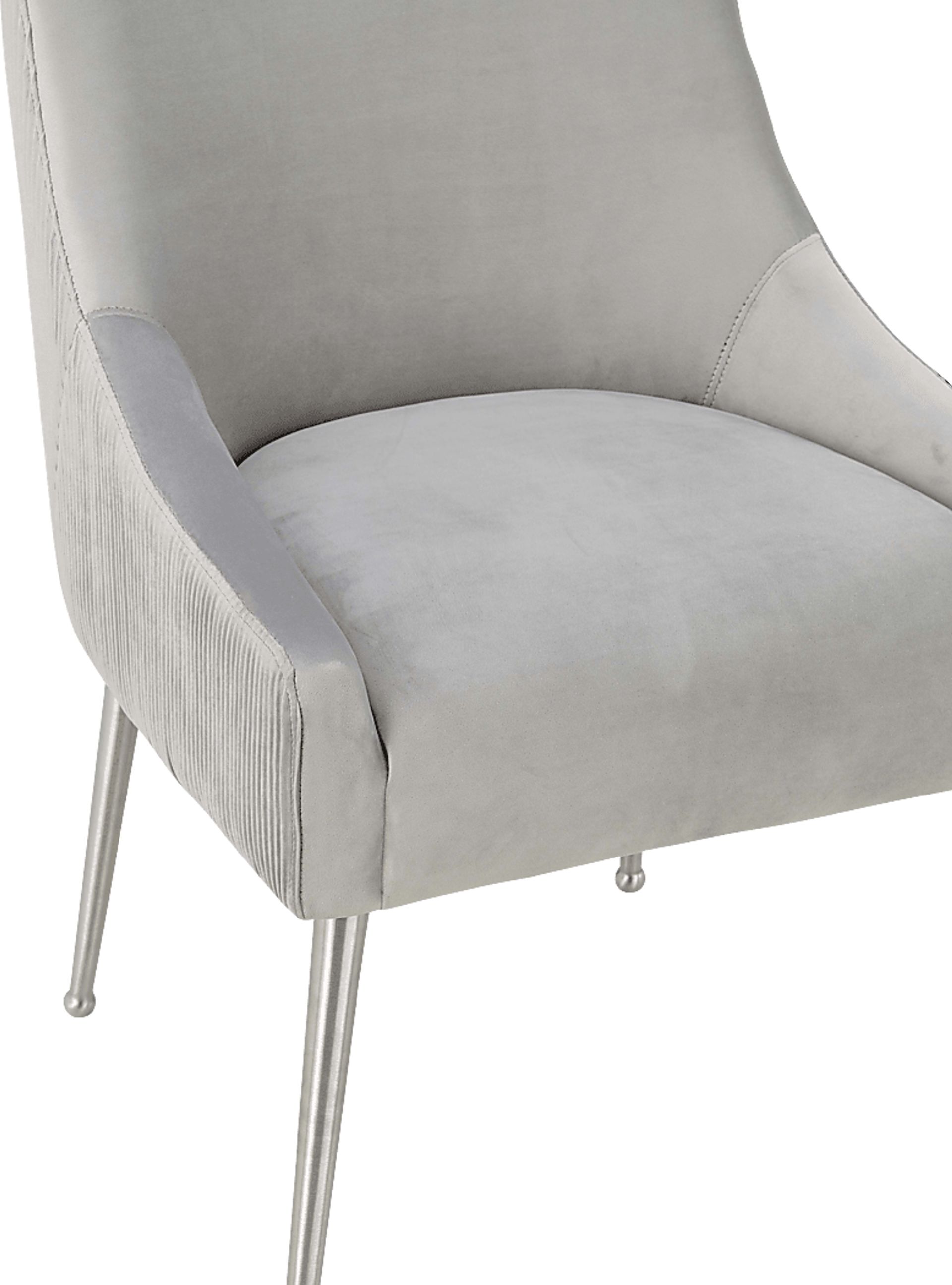 Beaulane II Light Gray Side Chair - Image 4