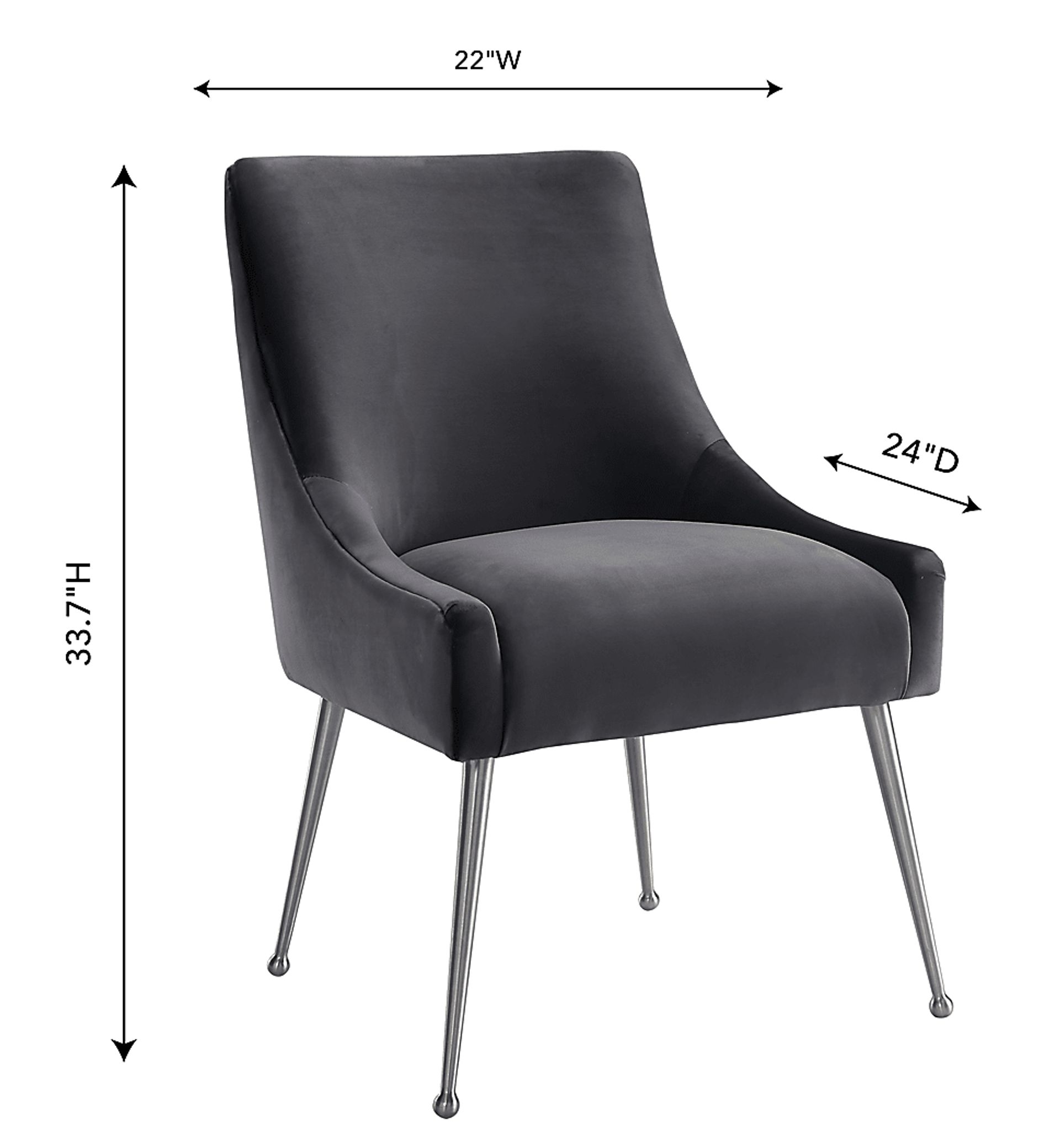Beaulane III Gray Side Chair - Image 13