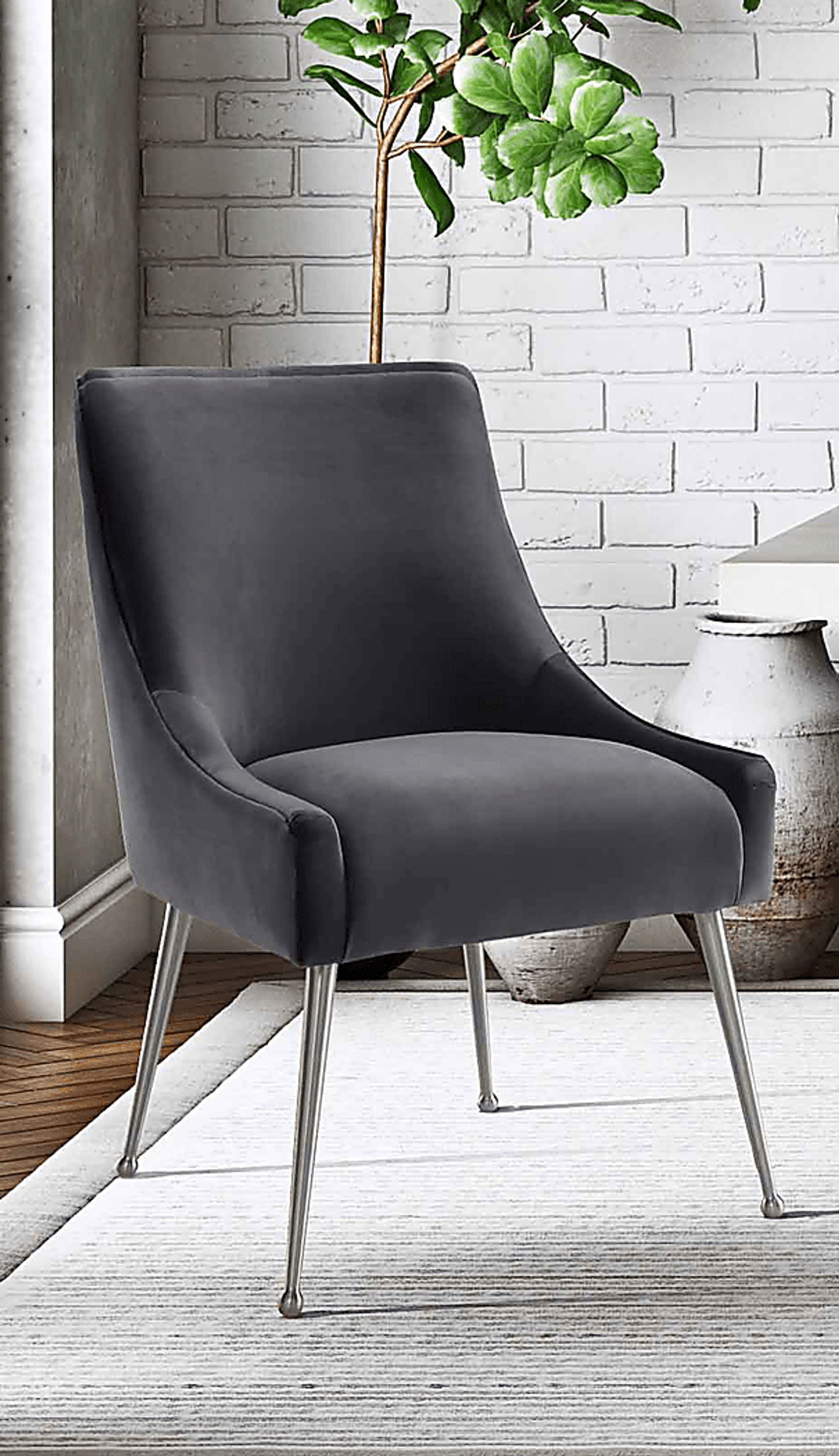 Beaulane III Gray Side Chair - Image 5