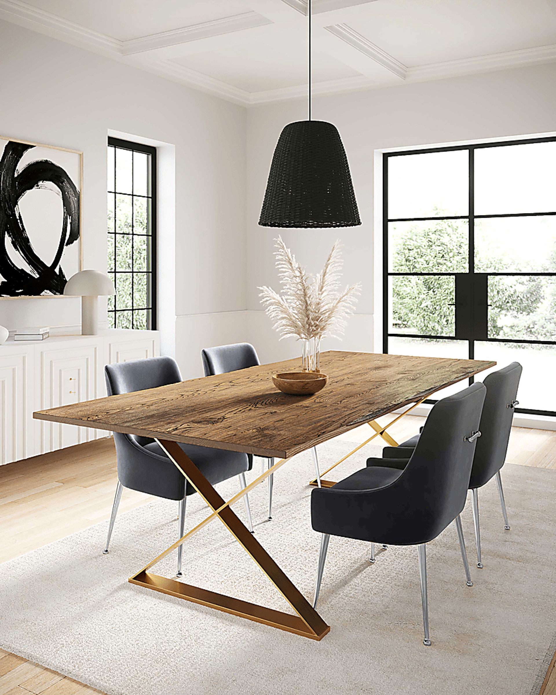 Beaulane III Gray Side Chair - Image 7