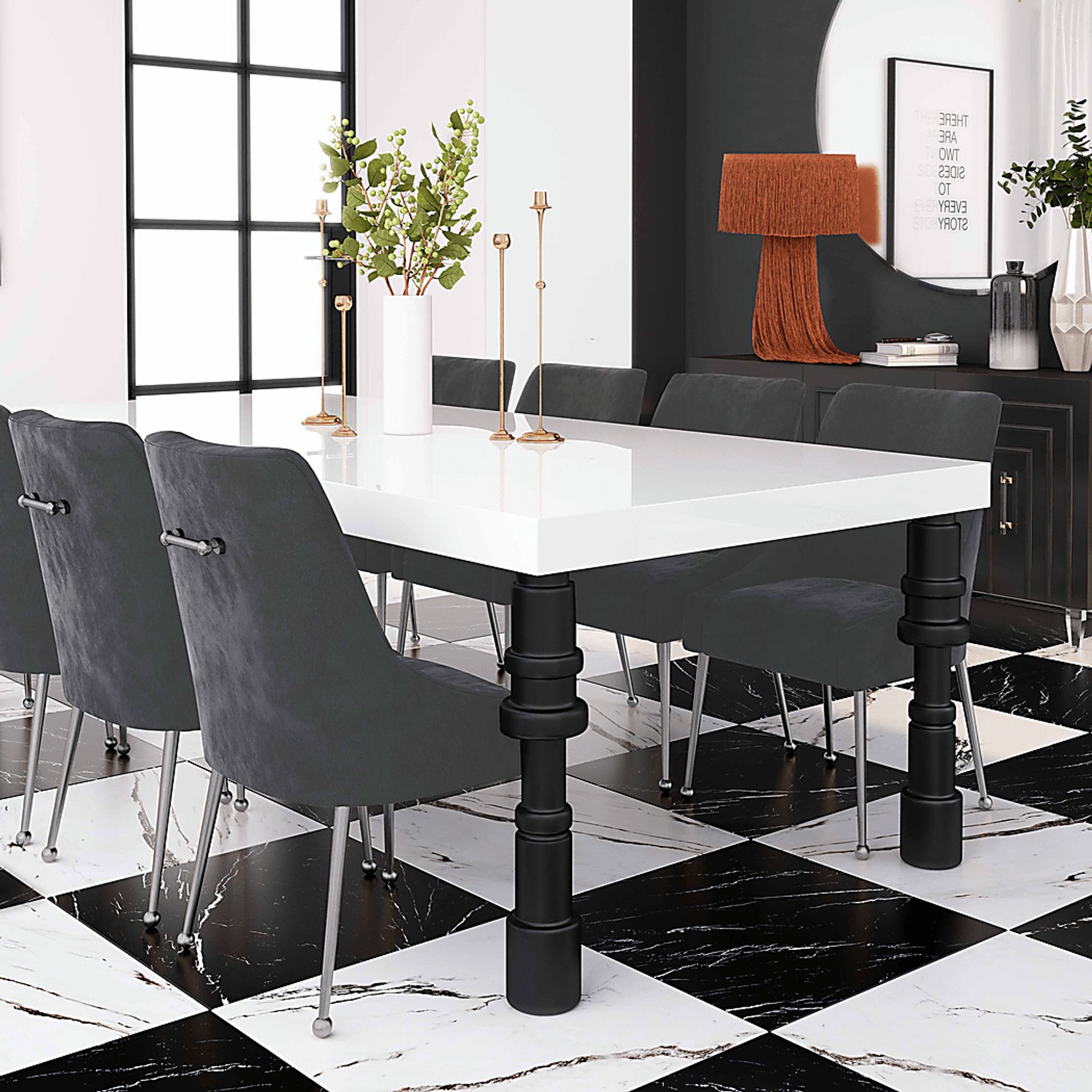Beaulane III Gray Side Chair - Image 8
