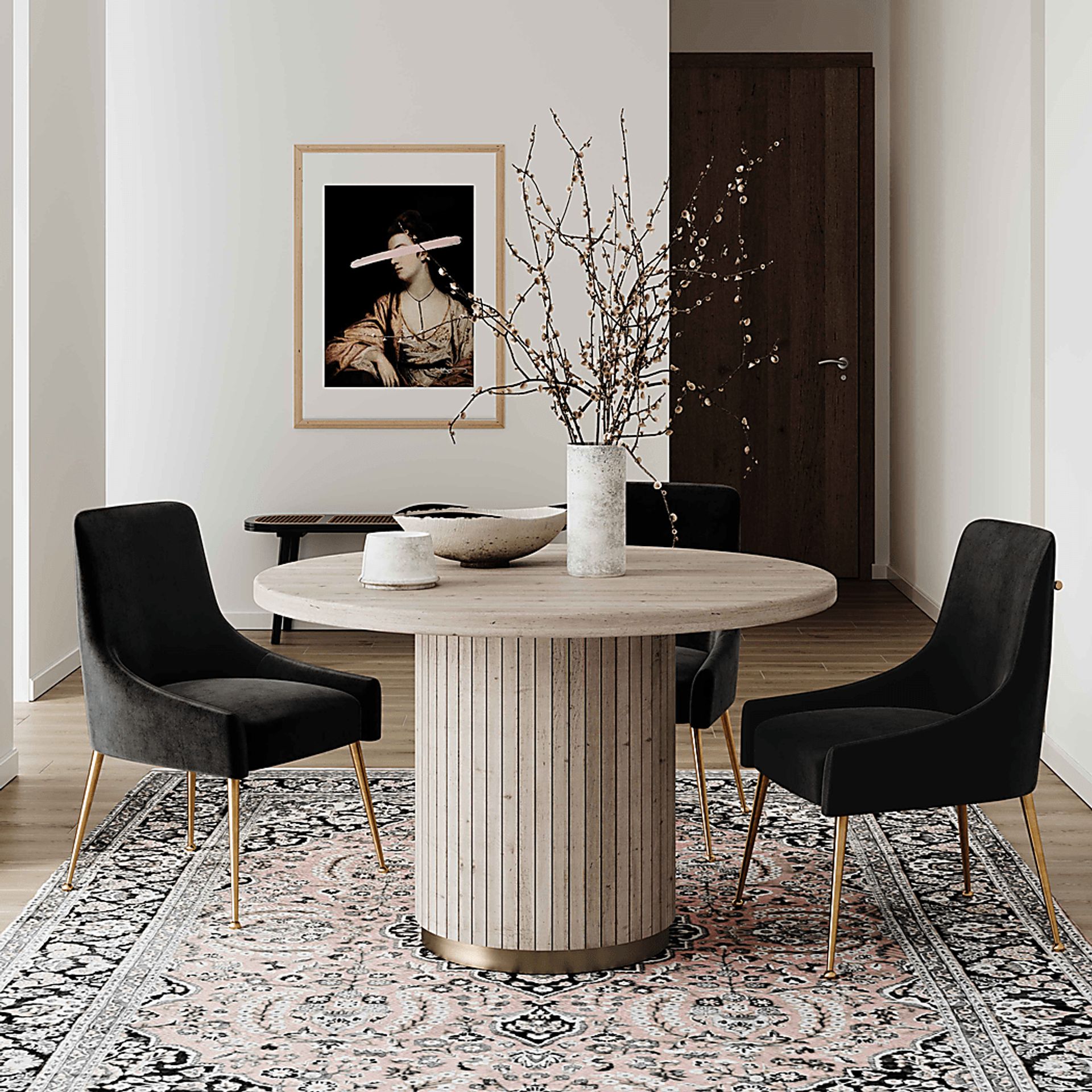Beaulane IV Black Side Chair - Image 6