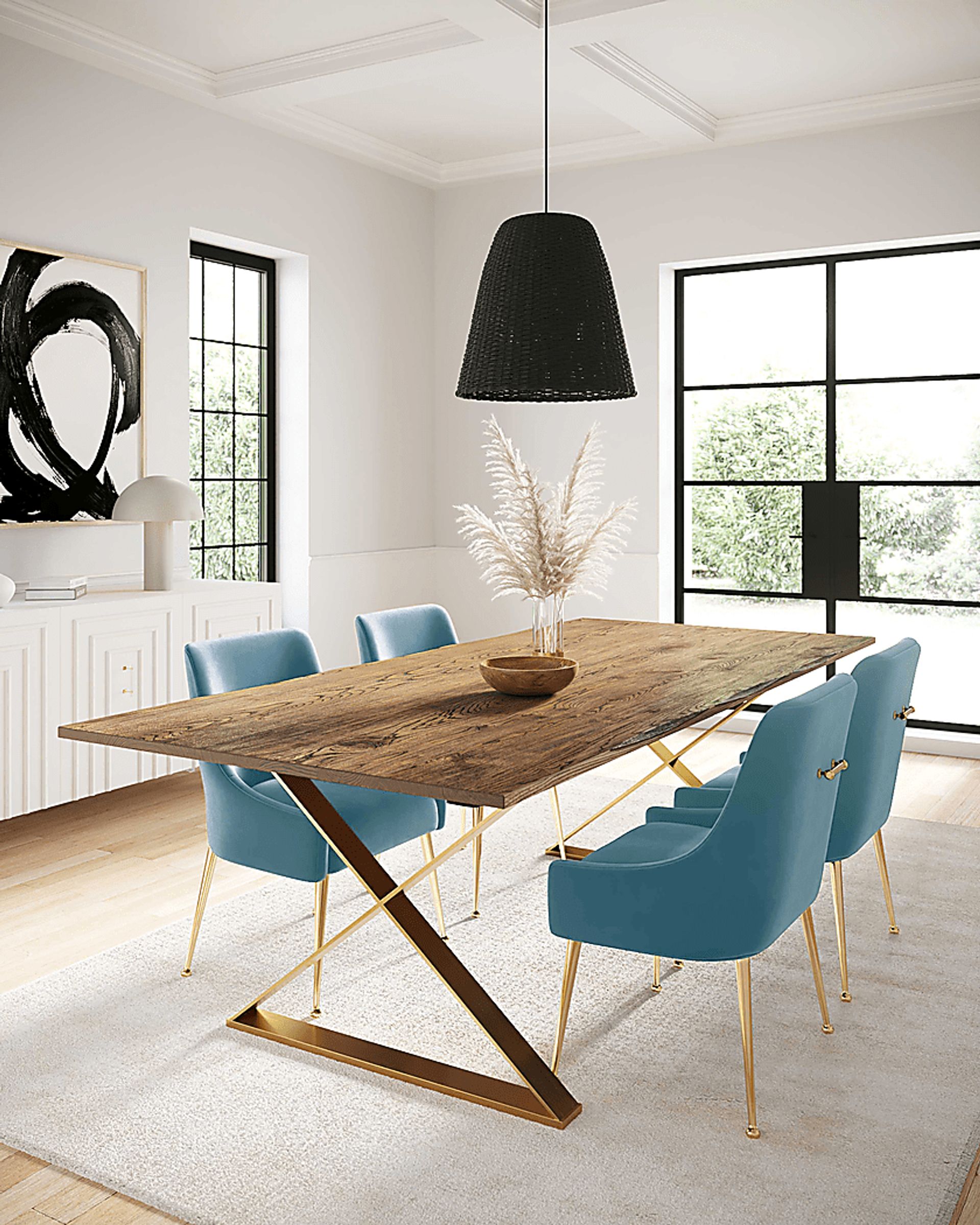 Beaulane IV Blue Side Chair - Image 6