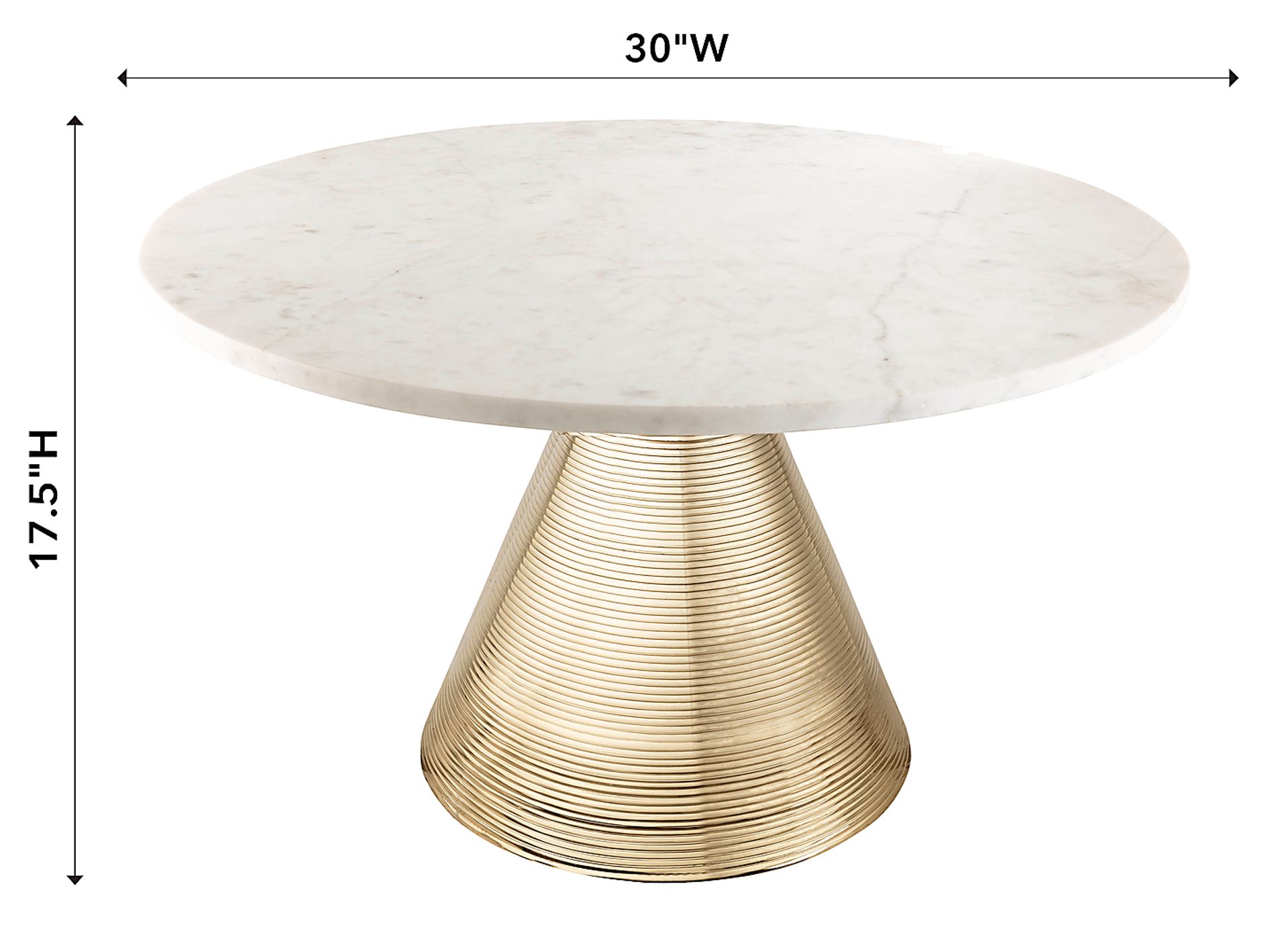 Beaulee Gold Cocktail Table - Image 5