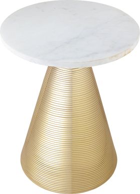 Beaulee Gold End Table