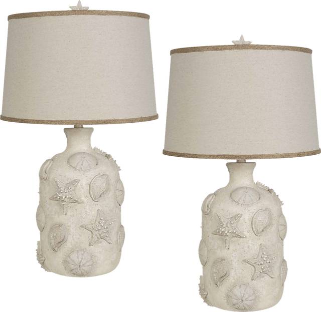 Beauly White Lamp, Set of 2 - Thumbnail - Image 1