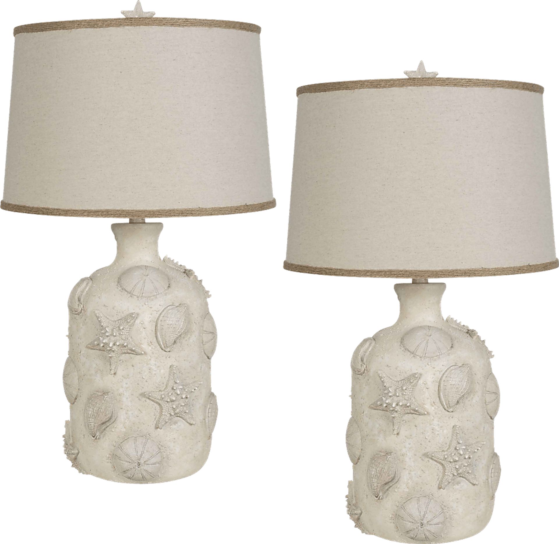 Beauly White Lamp, Set of 2 - Image 1