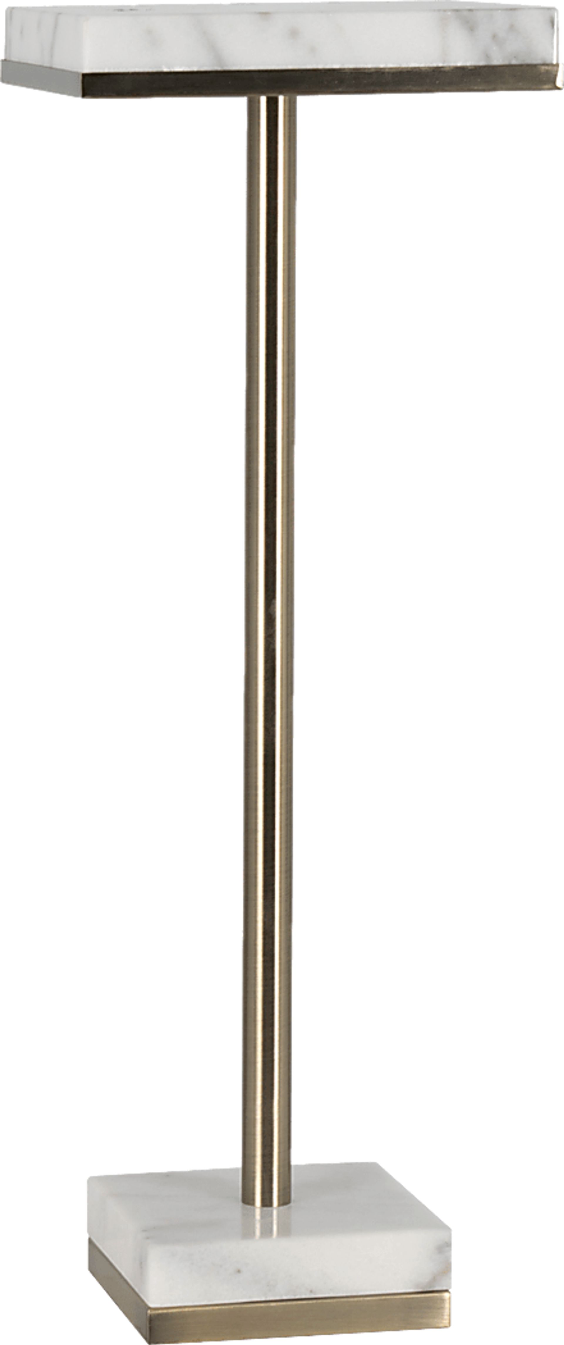 Beaumaris White Accent Table - Image 1