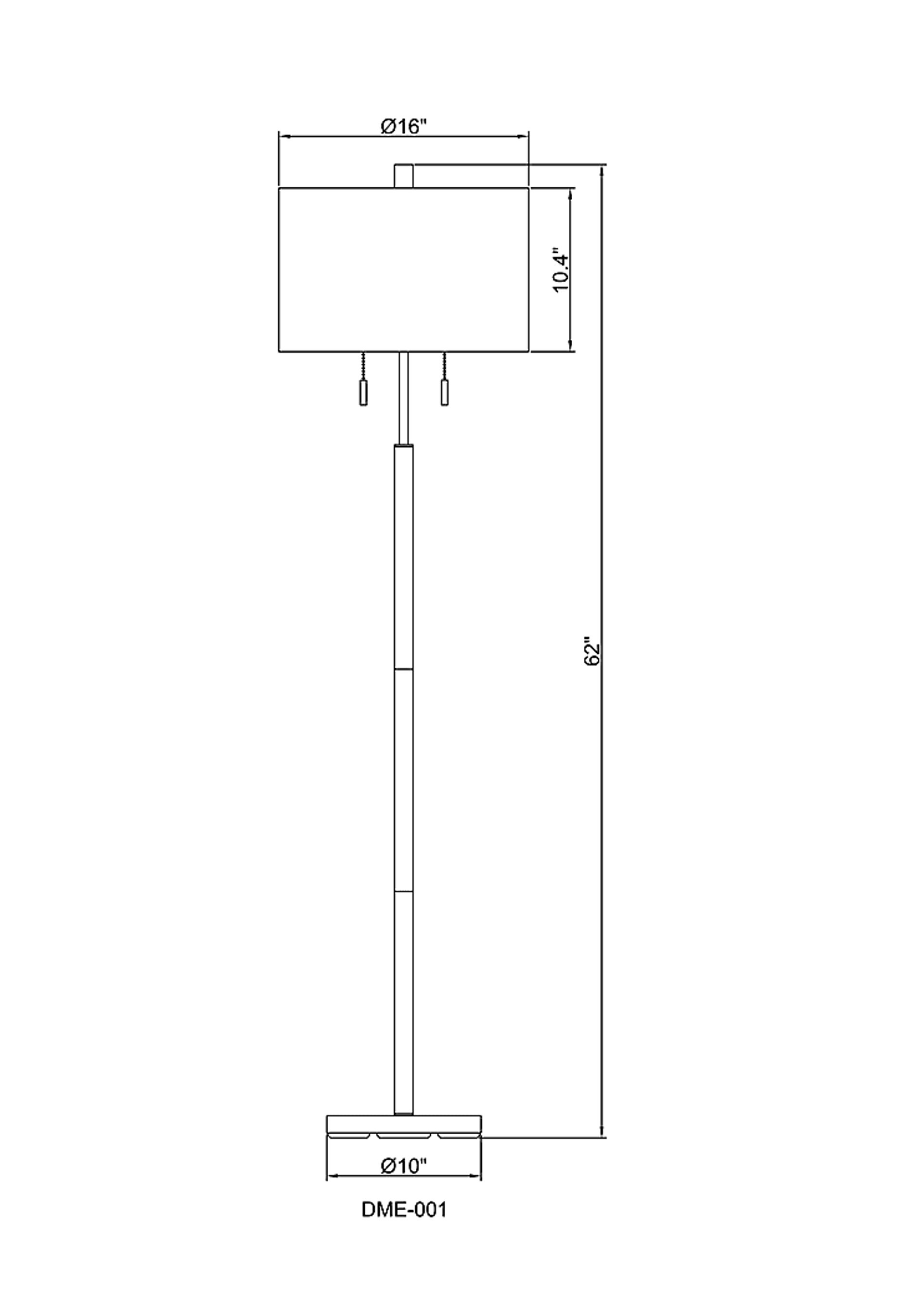 Beaumont Creek Black Floor Lamp - Image 7