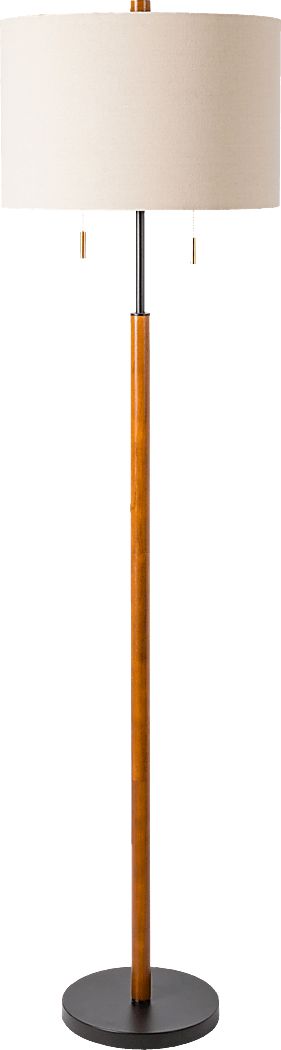 Beaumont Creek Black Floor Lamp