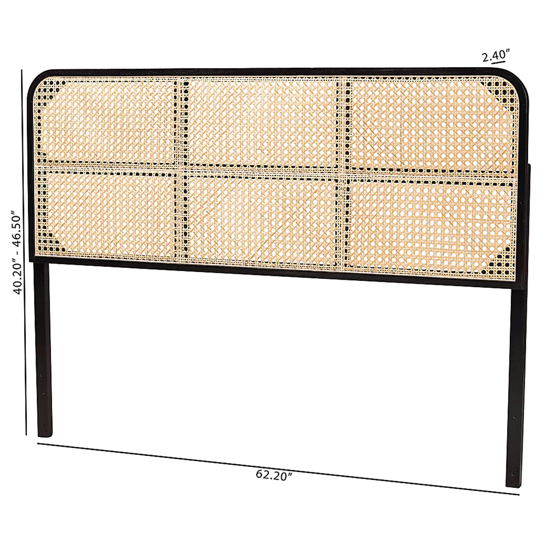 Beauparc Black Queen Headboard - Image 7