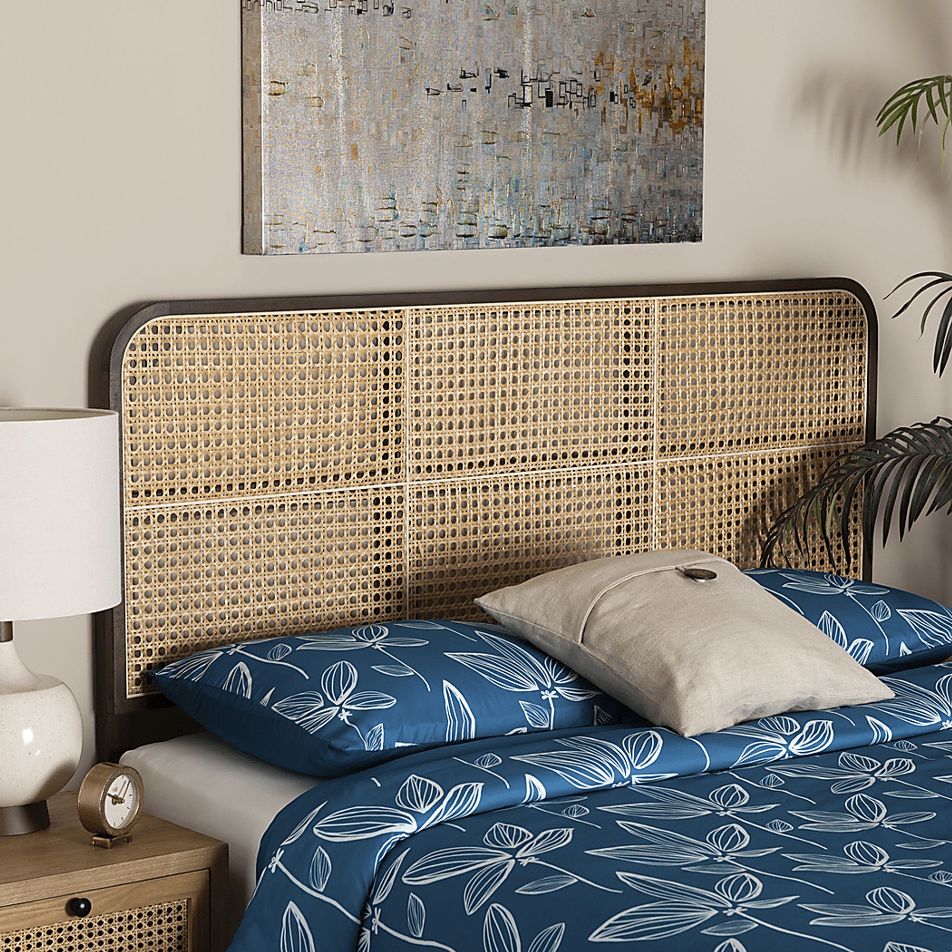 Beauparc Dark Brown Queen Headboard - Image 2