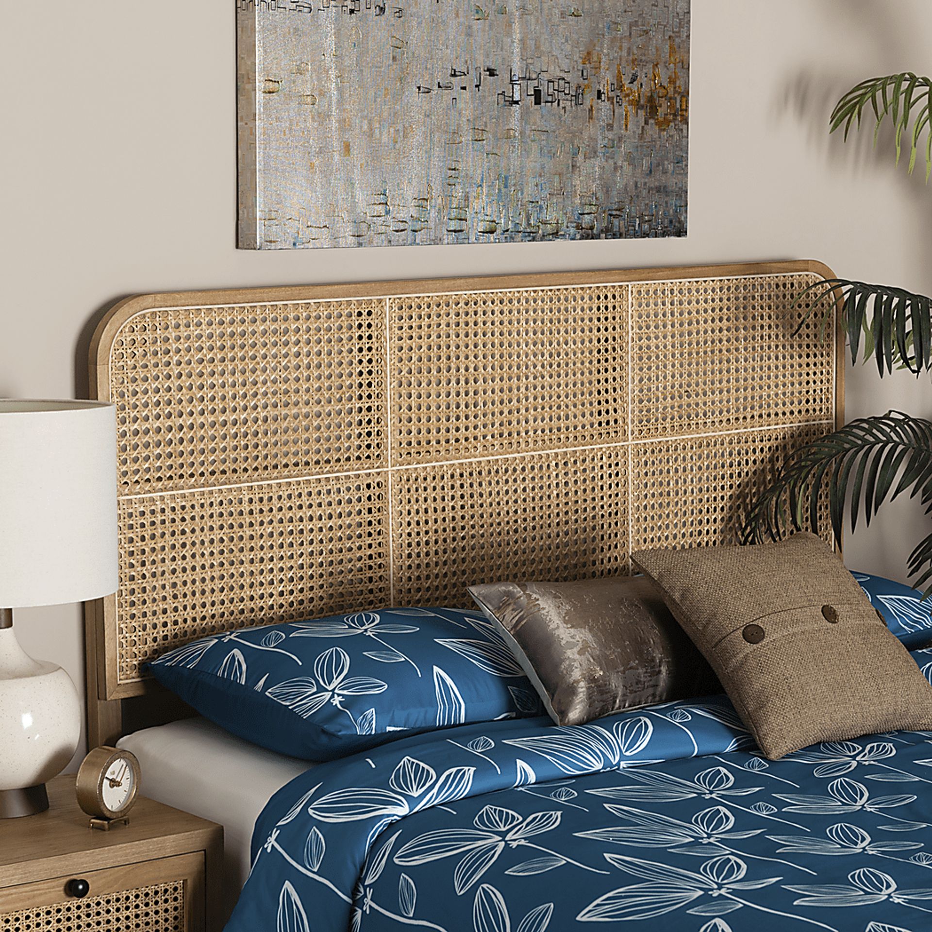 Beauparc Natural Queen Headboard - Image 2