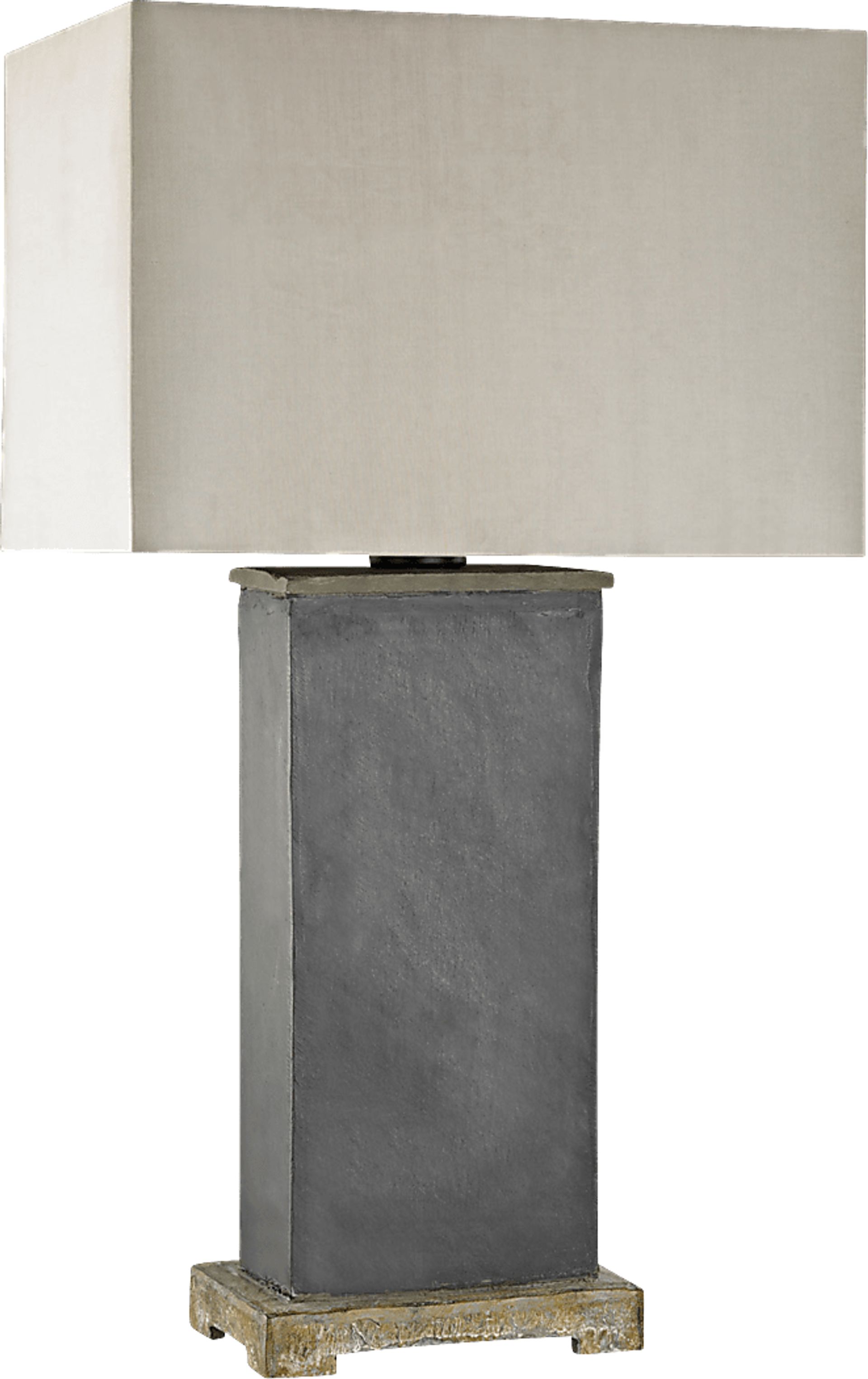 Beaureguard Gray Outdoor Table Lamp - Image 1