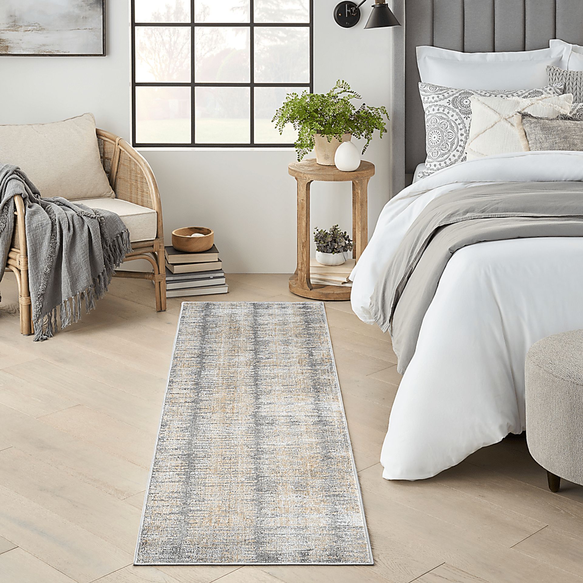 Beausir Gold 2'2 x 8' Runner Rug - Image 2