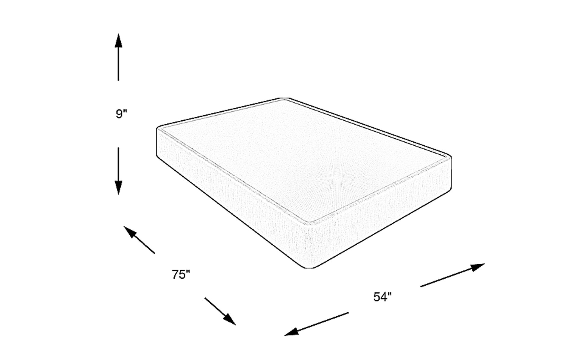 Dimension Image. Please refer to the Dimension Tab on this page for dimension details.