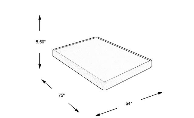Dimension Image. Please refer to the Dimension Tab on this page for dimension details.