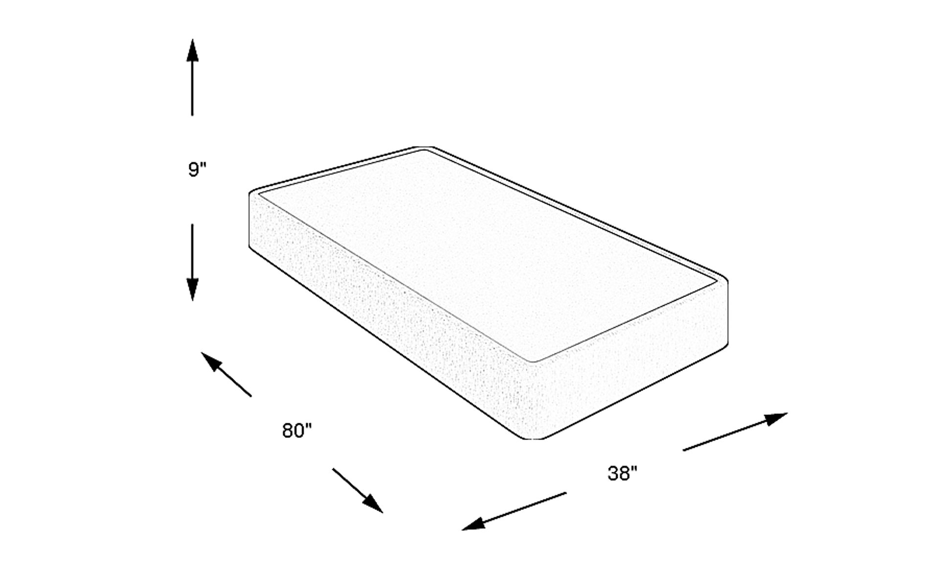 Dimension Image. Please refer to the Dimension Tab on this page for dimension details.