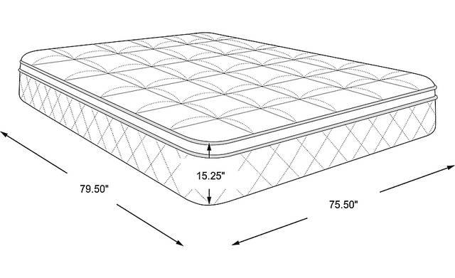 Dimension Image. Please refer to the Dimension Tab on this page for dimension details.