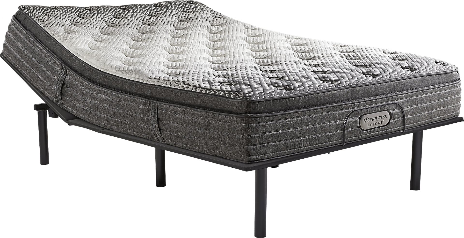 Beautyrest Beyond Plush Pillow Top Queen Mattress with Head Up Only Base - Image 1