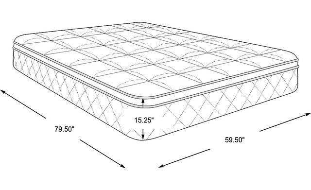 Dimension Image. Please refer to the Dimension Tab on this page for dimension details.