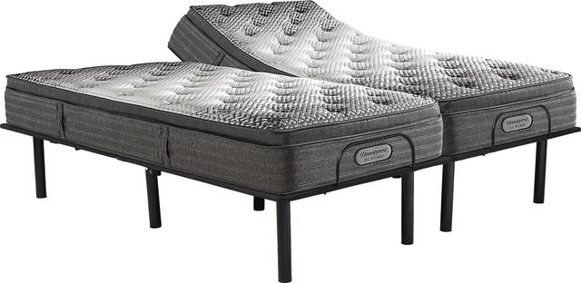 Beautyrest Beyond Plush Pillow Top Split King Mattress with Head Up Only Base - Thumbnail - Image 1