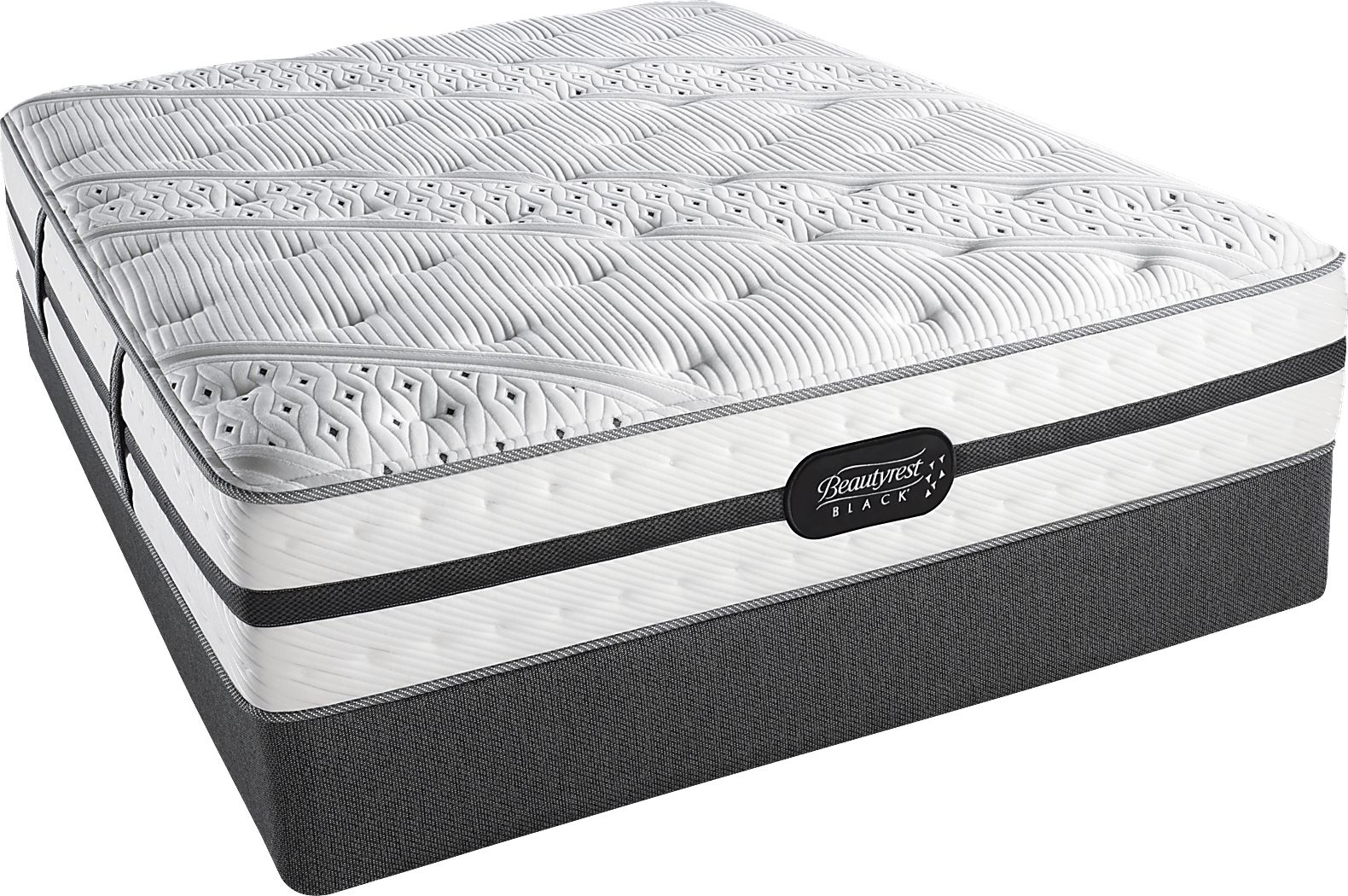 beautyrest black ava plush firm king mattress set