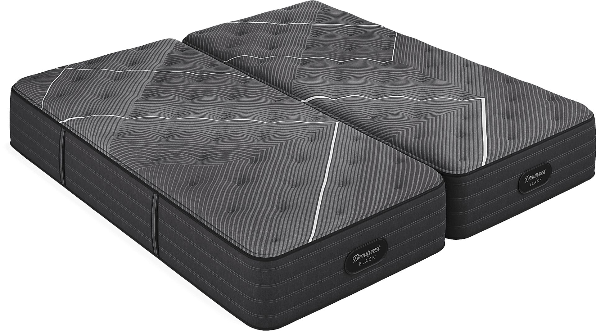 Beautyrest Black B-Class Plush Tight Top Split King Mattress (2 TWXL) - Image 1