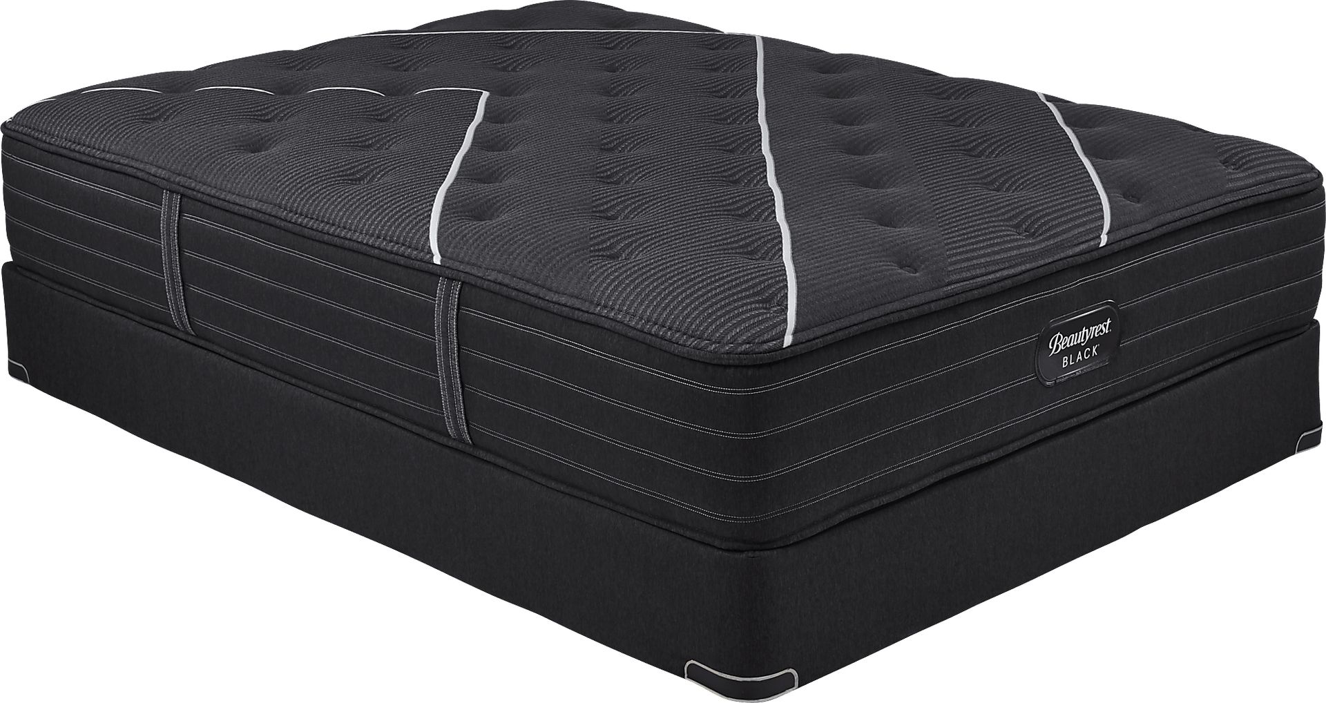 Beautyrest Black C-Class Medium Queen Mattress Set - Image 1