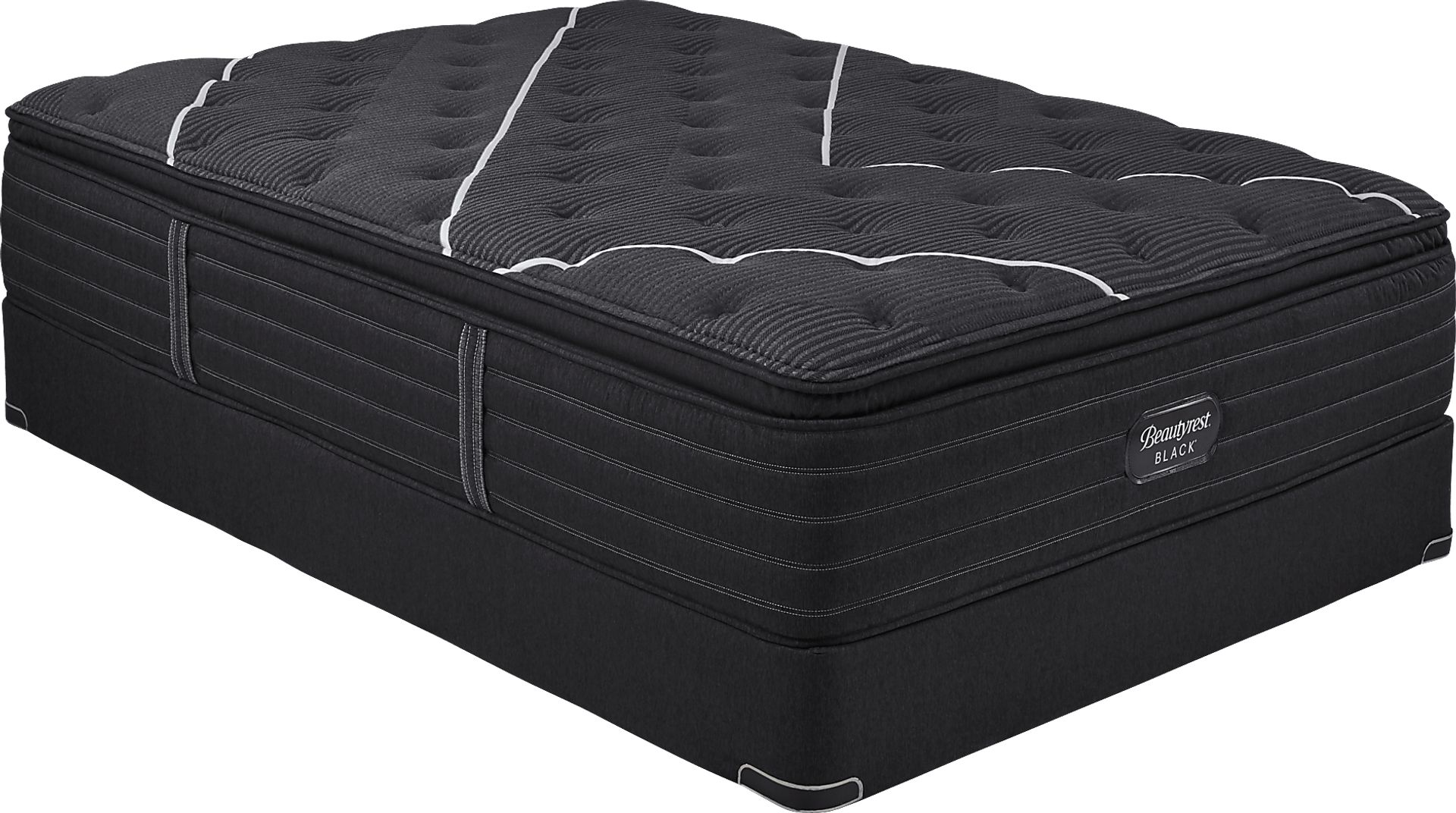 Beautyrest Black C-Class Plush Pillowtop King Mattress Set - Image 1