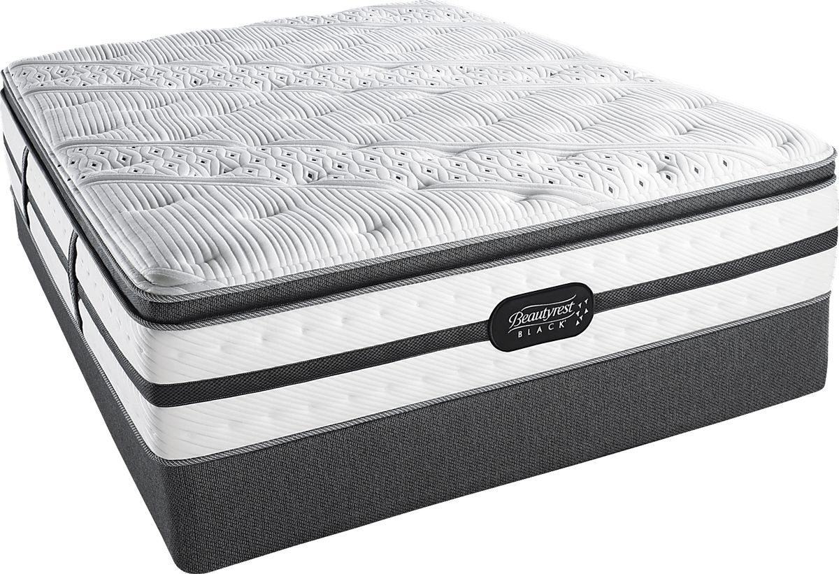Beautyrest Black Evie Low Profile King Mattress Set Rooms to Go