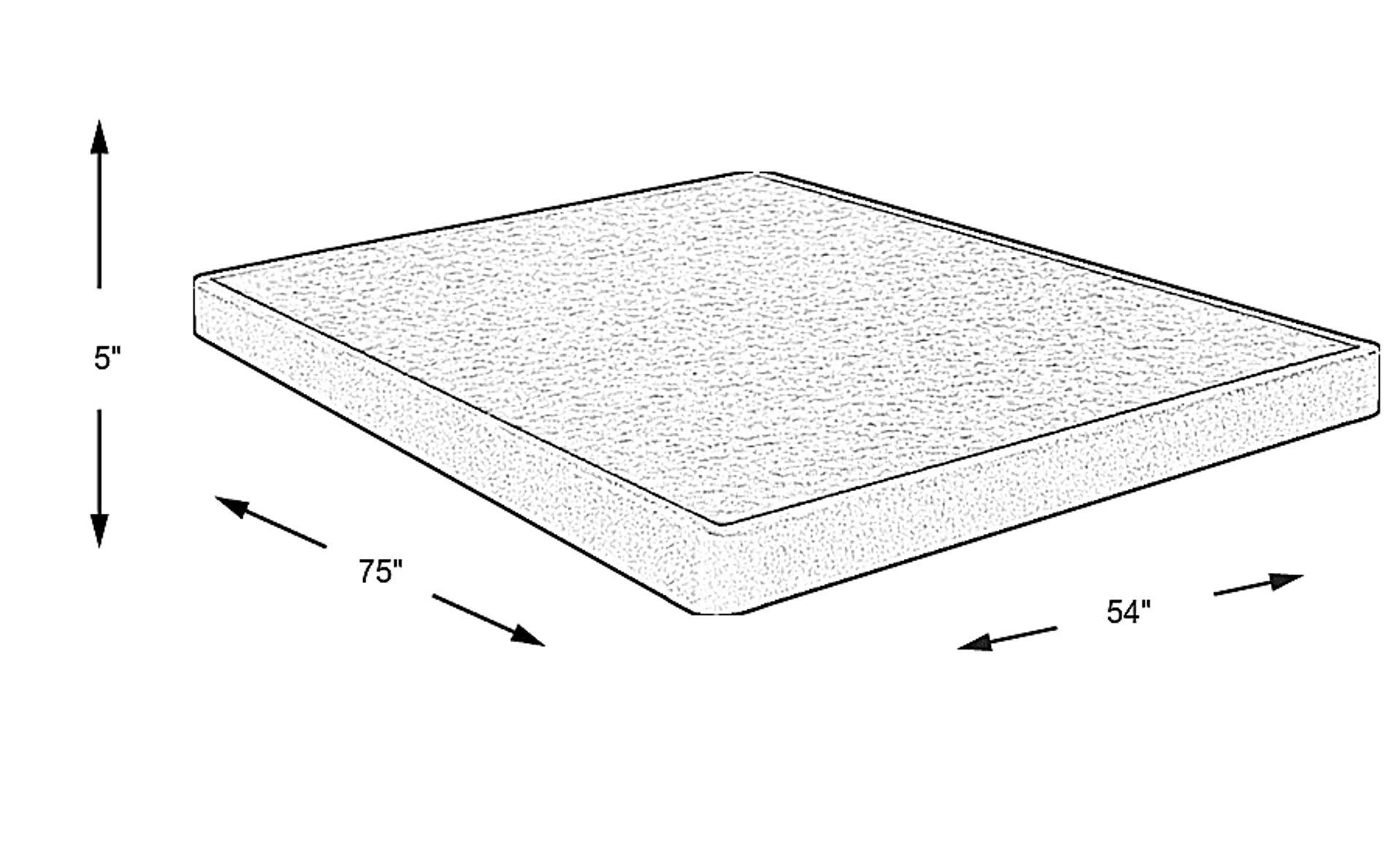 Dimension Image. Please refer to the Dimension Tab on this page for dimension details.