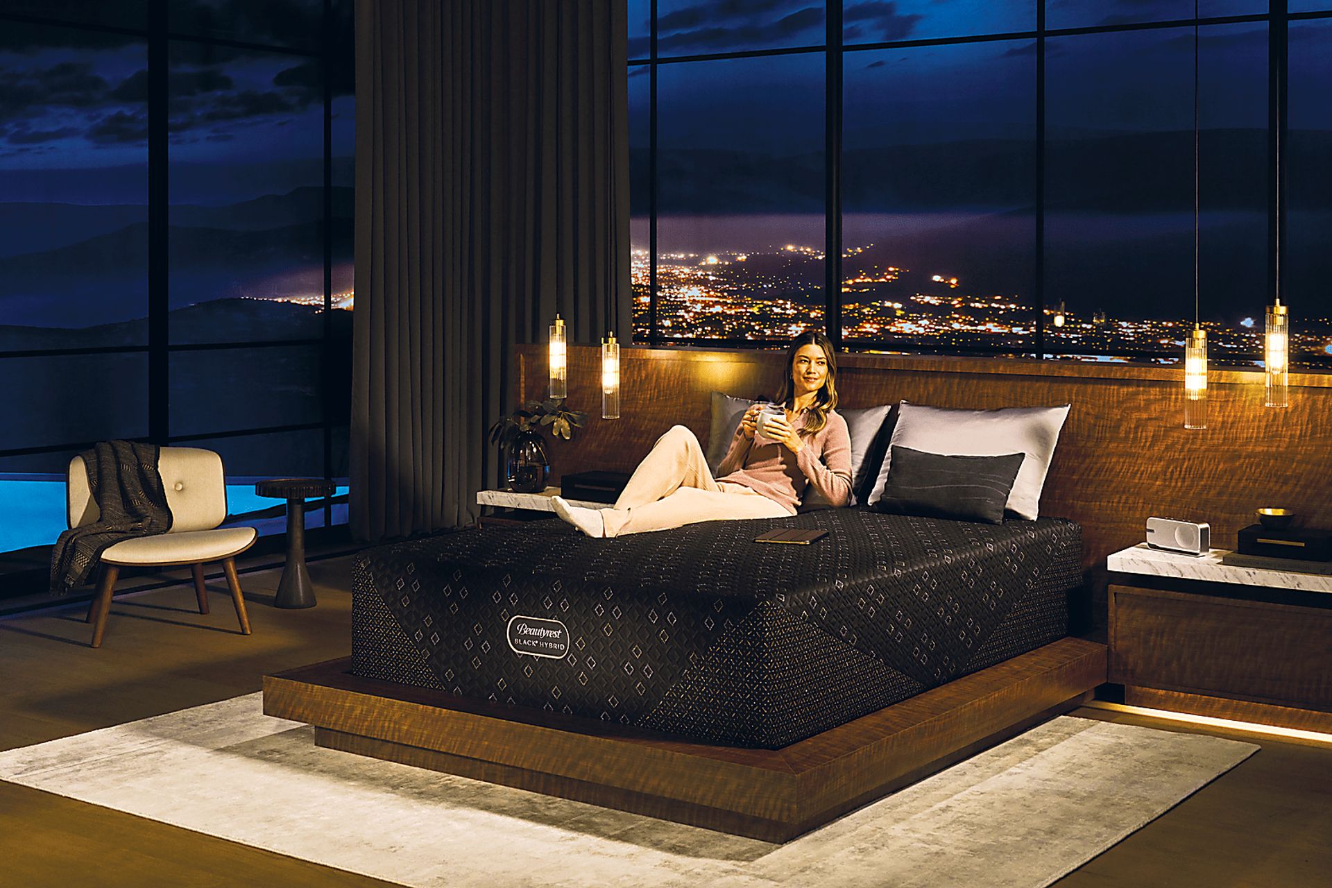 Beautyrest Black Hybrid Series Five XCS Plush Queen Mattress - Image 4