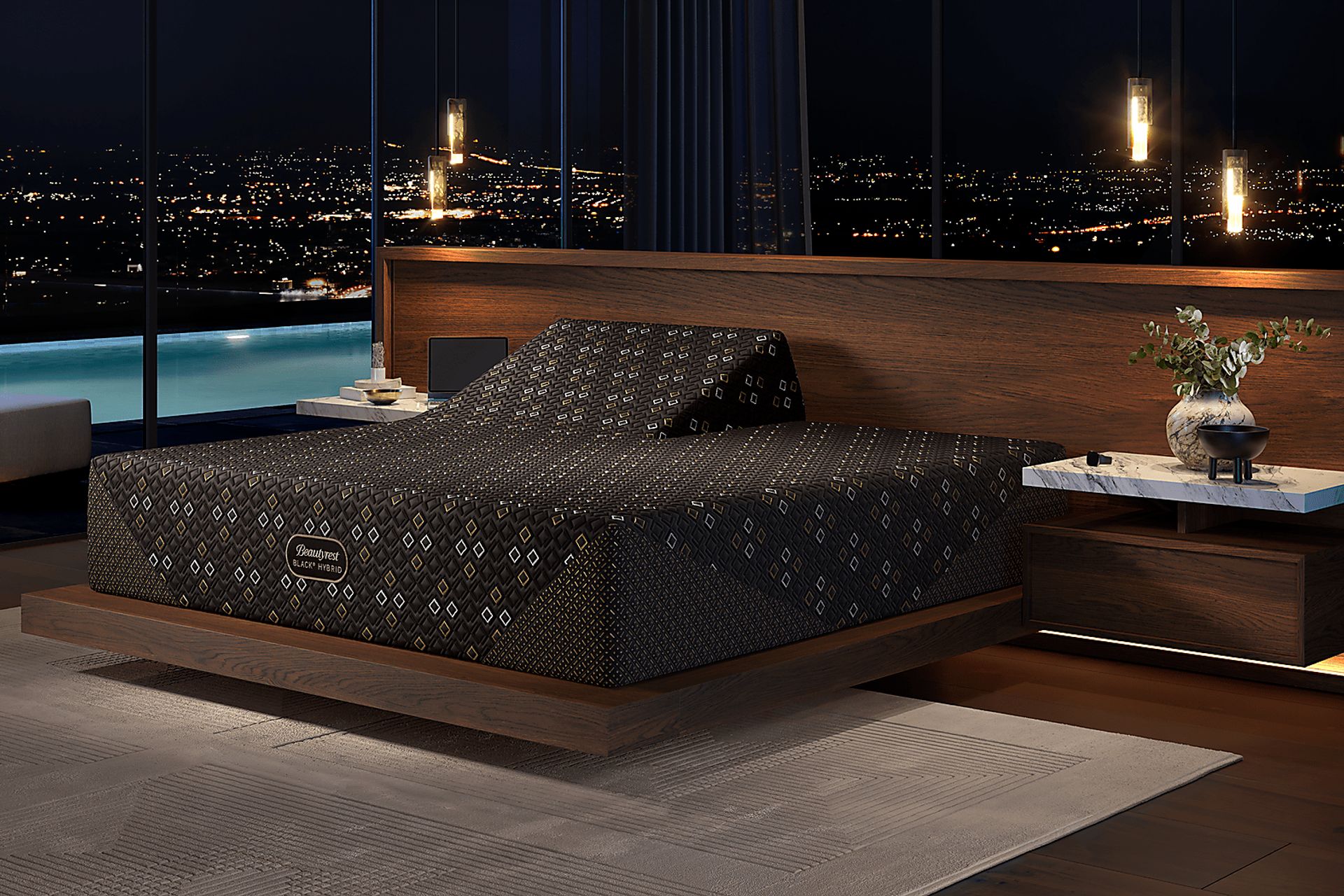 Beautyrest Black Hybrid Series Five XCS Plush Split Head King Mattress - Image 6