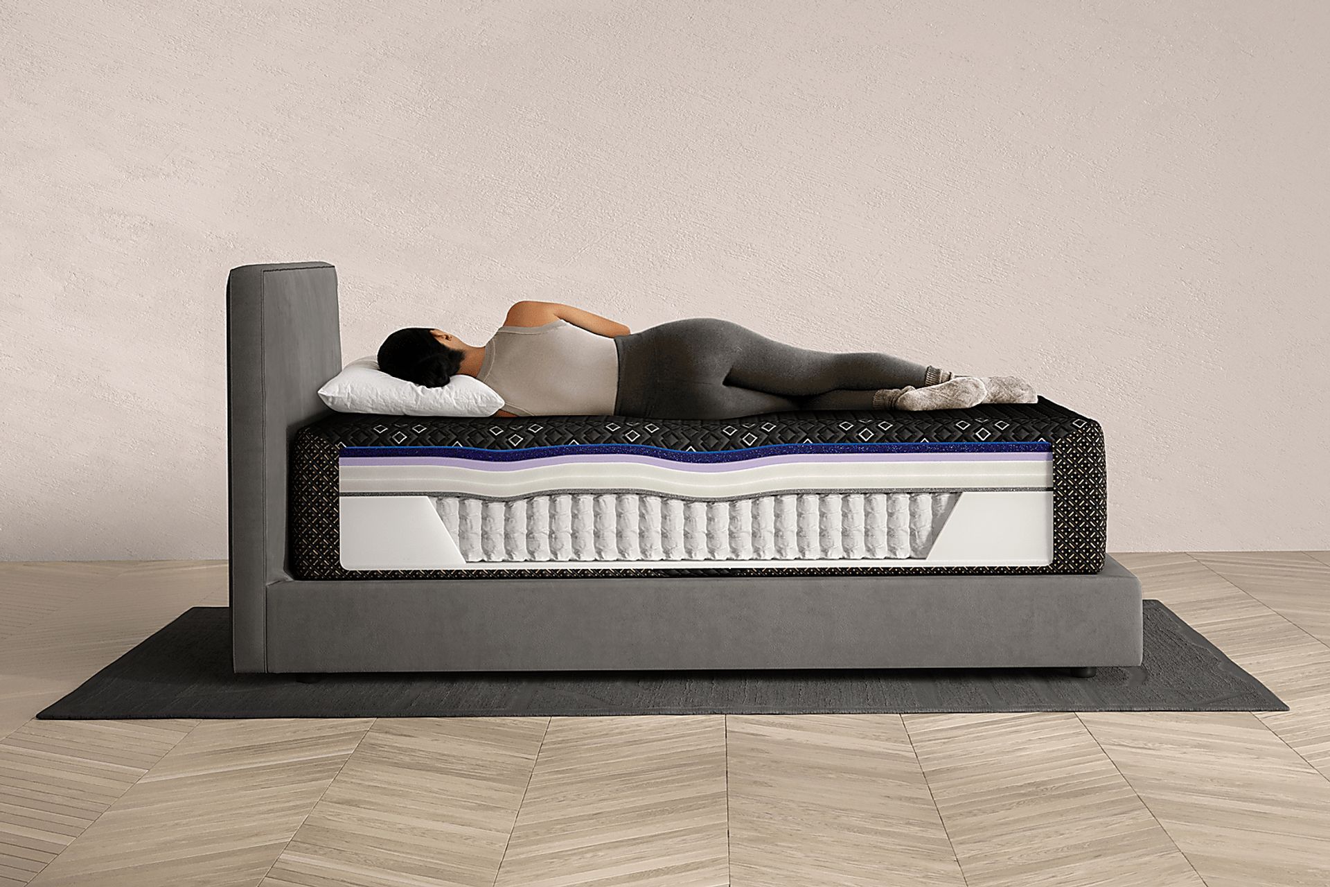 Beautyrest Black Hybrid Series Three XCS Medium California King Mattress - Image 3