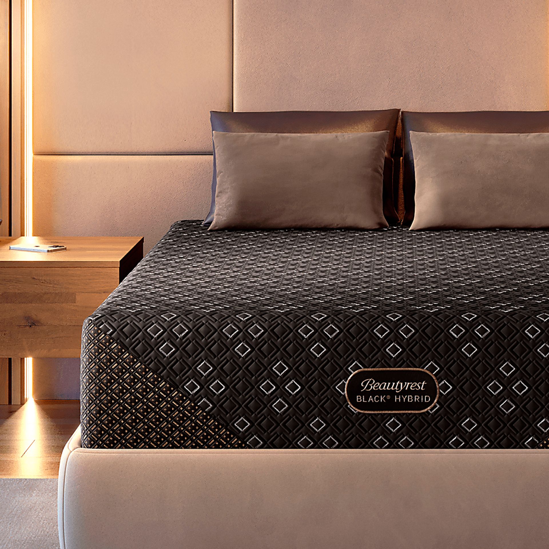 Beautyrest Black Hybrid Series Three XCS Medium Split Head Queen Mattress - Image 6