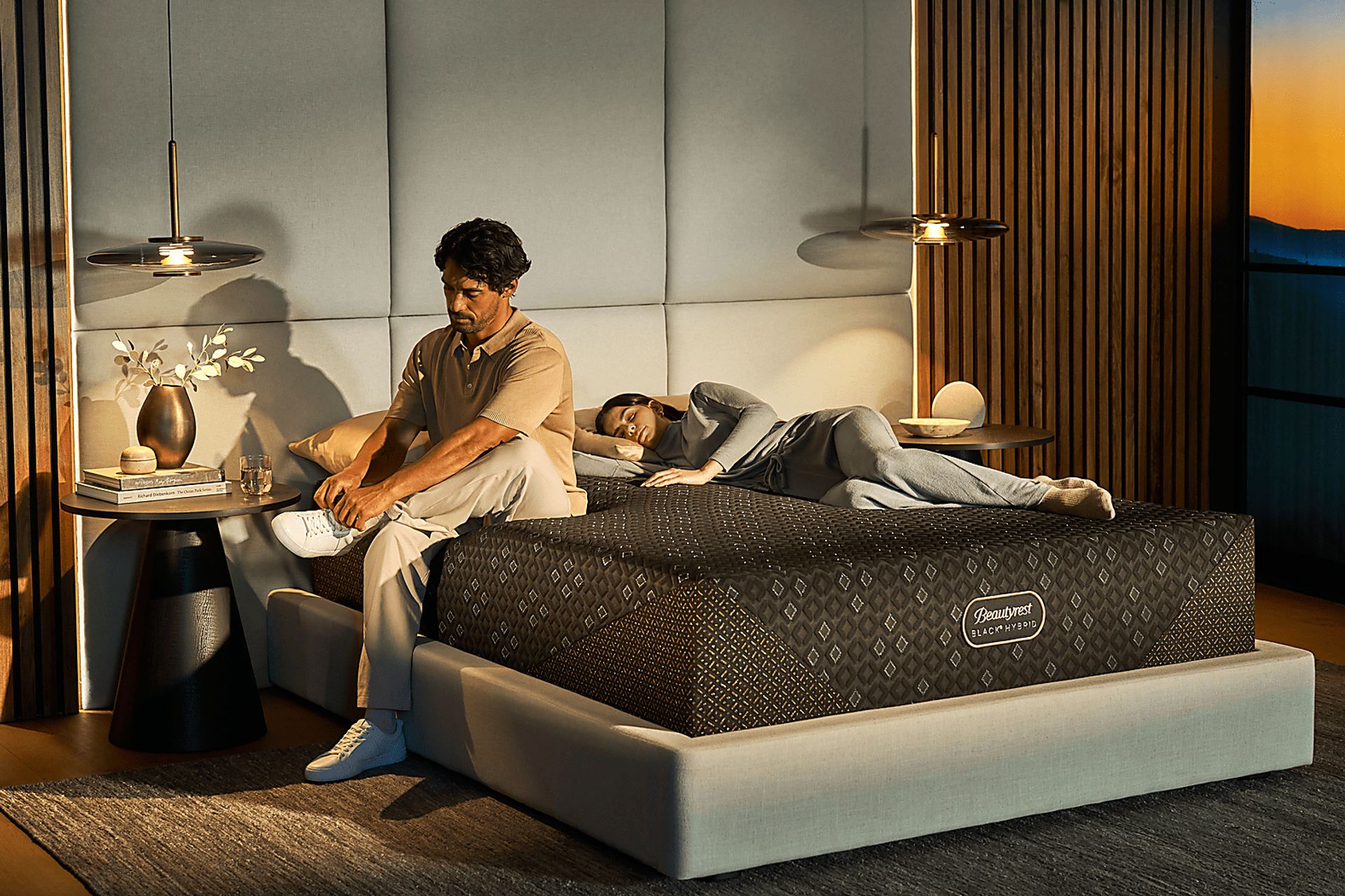 Beautyrest Black Hybrid Series Three XCS Plush Split Head Queen Mattress - Image 5