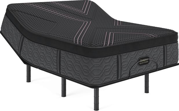 Beautyrest Black Hybrid Series Two Medium Apex Top Queen Mattress Set with Head Up Only Base