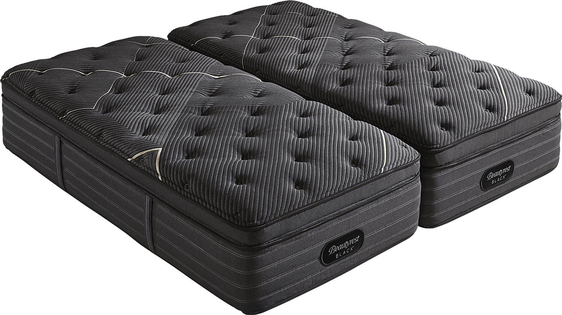 Beautyrest Black K-Class Plush Pillow Top Split King Mattress (2 TWXL) - Image 1