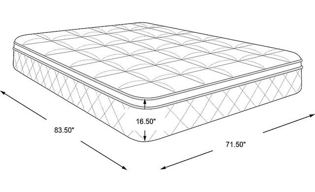 Dimension Image. Please refer to the Dimension Tab on this page for dimension details.