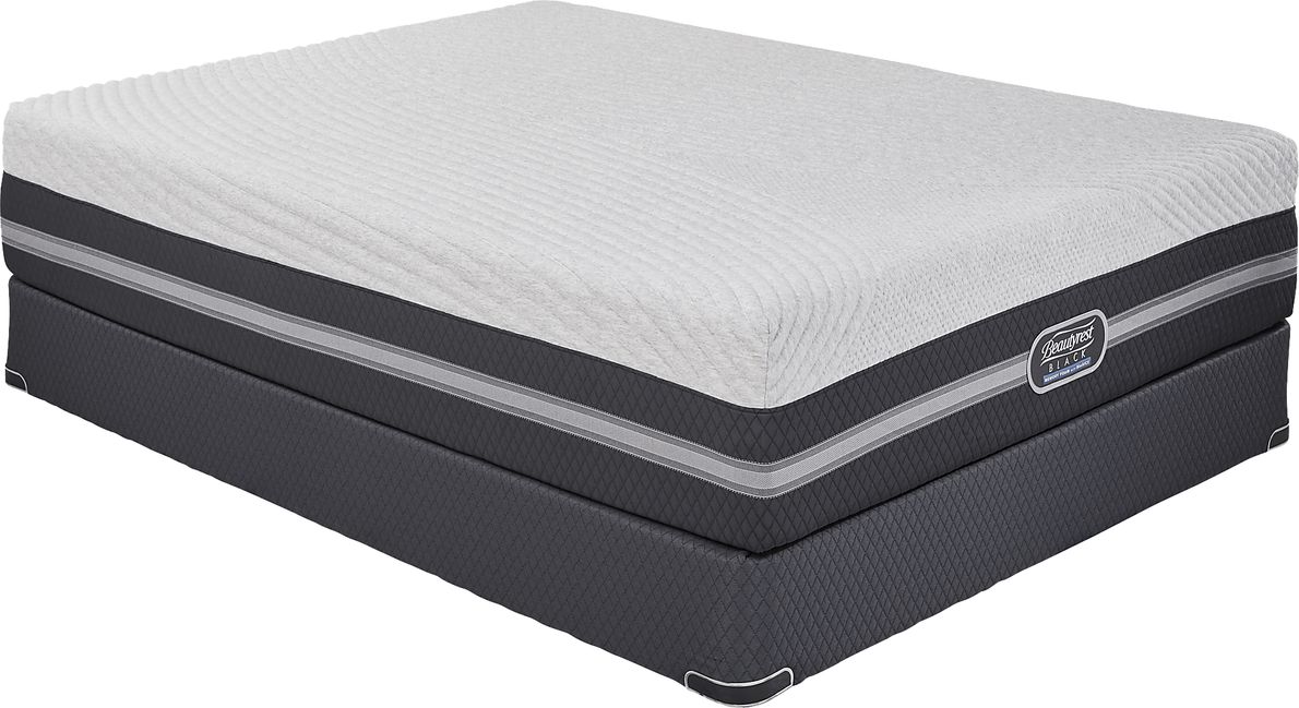 Beautyrest Black Katrice Low Profile Queen Mattress Set Rooms To Go