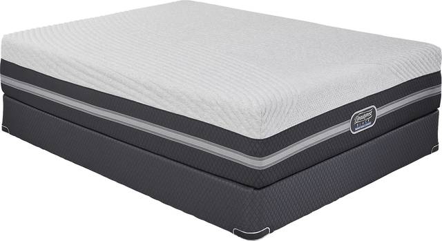 Beautyrest Black Katrice Low Profile Queen Mattress Set - Thumbnail - Image 1