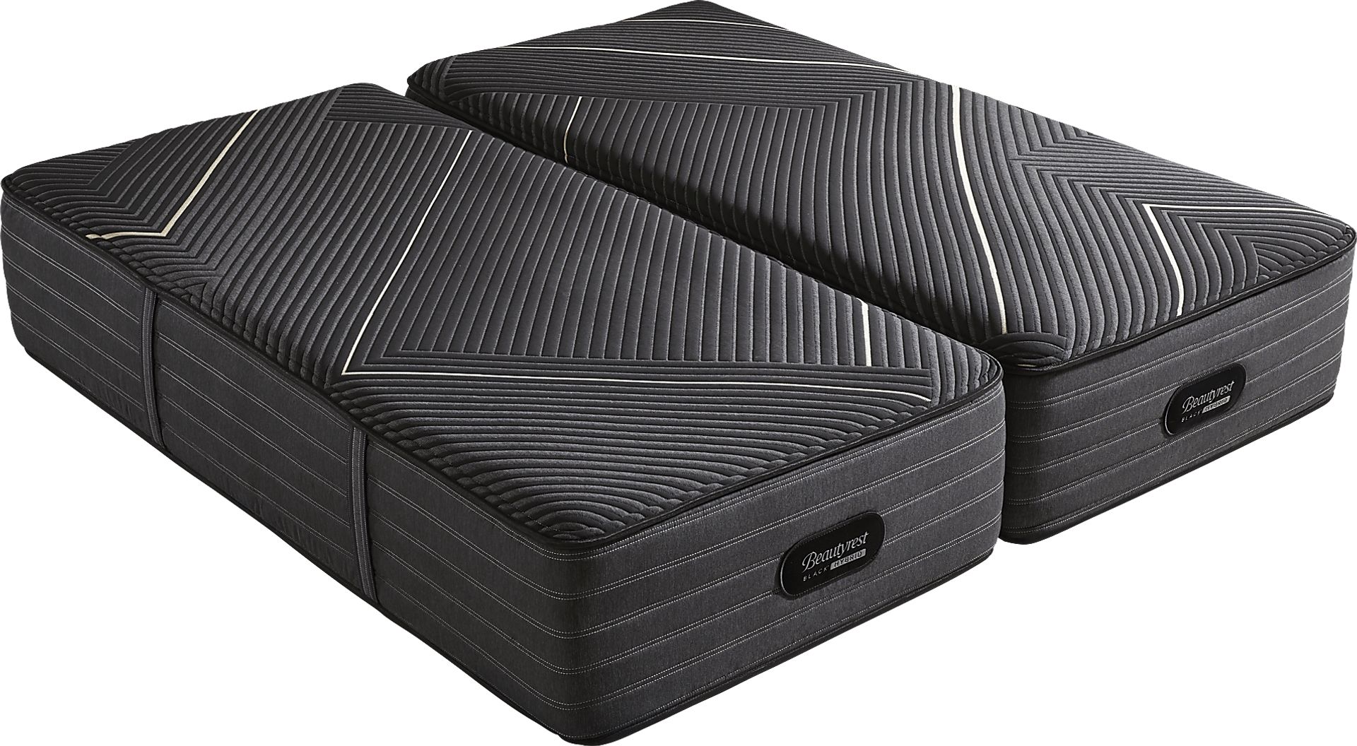 Beautyrest Black KX-Class Plush Tight Top Split King Mattress (2 TWXL) - Image 1