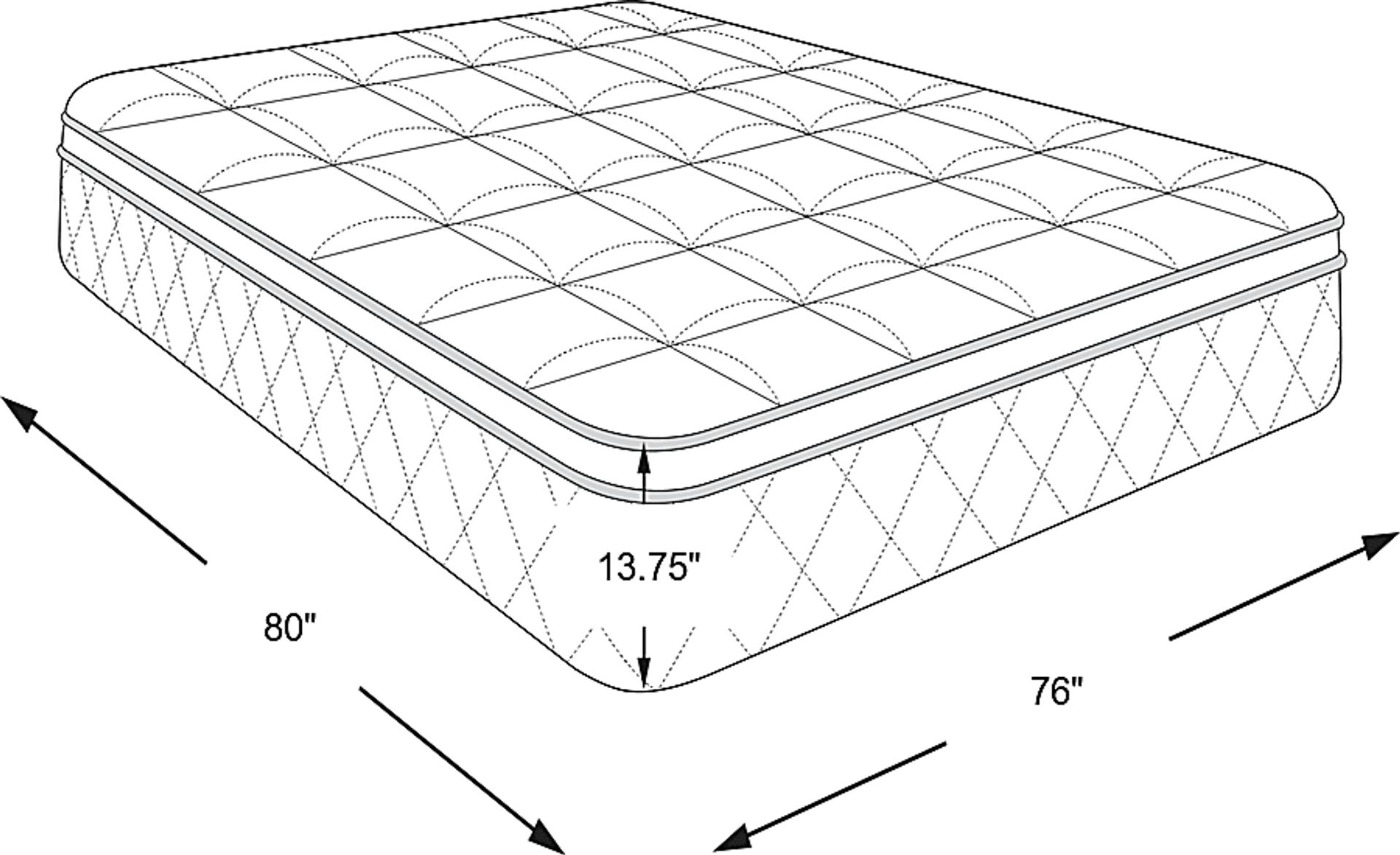 Dimension Image. Please refer to the Dimension Tab on this page for dimension details.